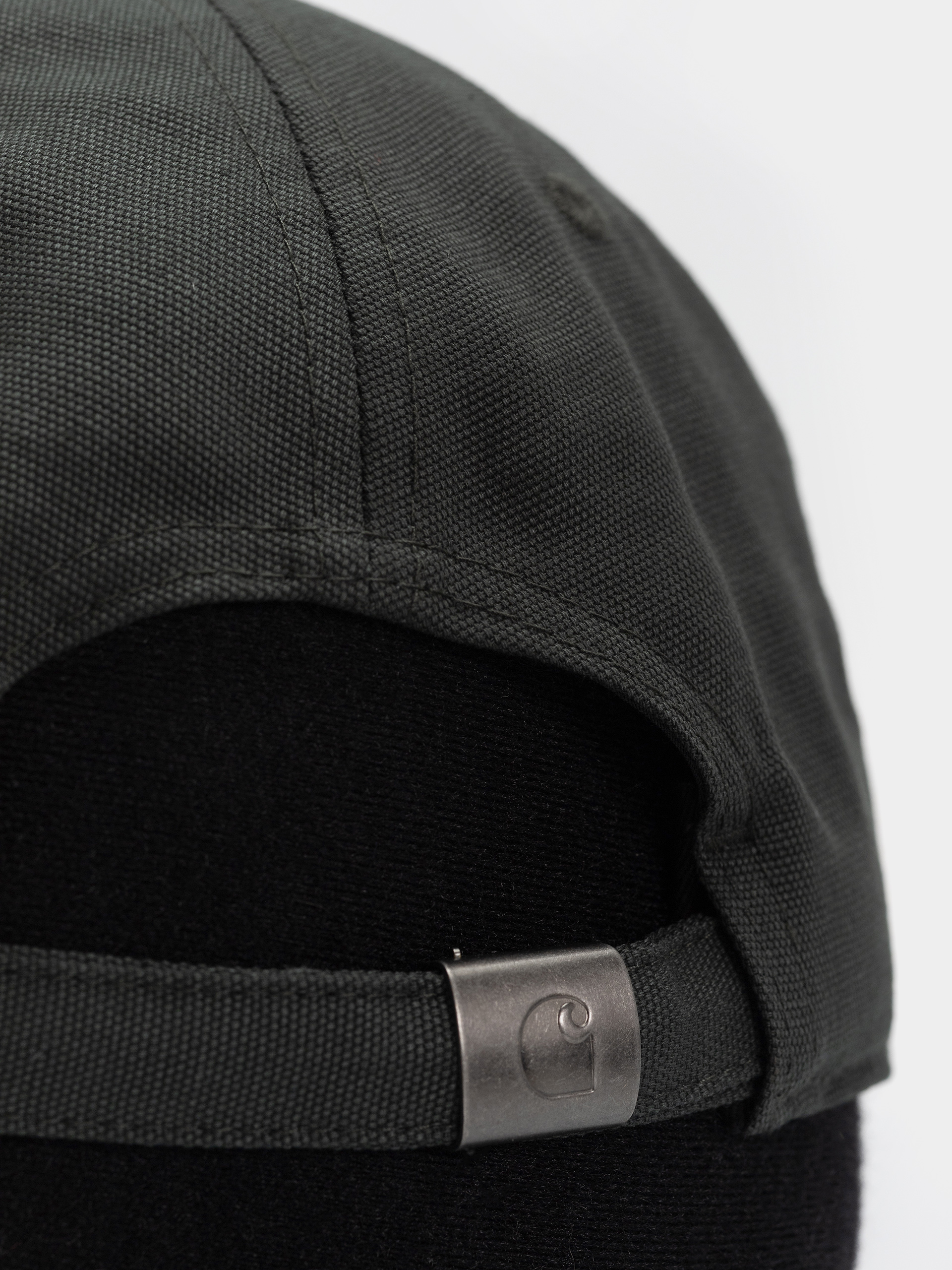 Czapka z daszkiem Carhartt WIP Canvas Script (dark scarab/palisander)
