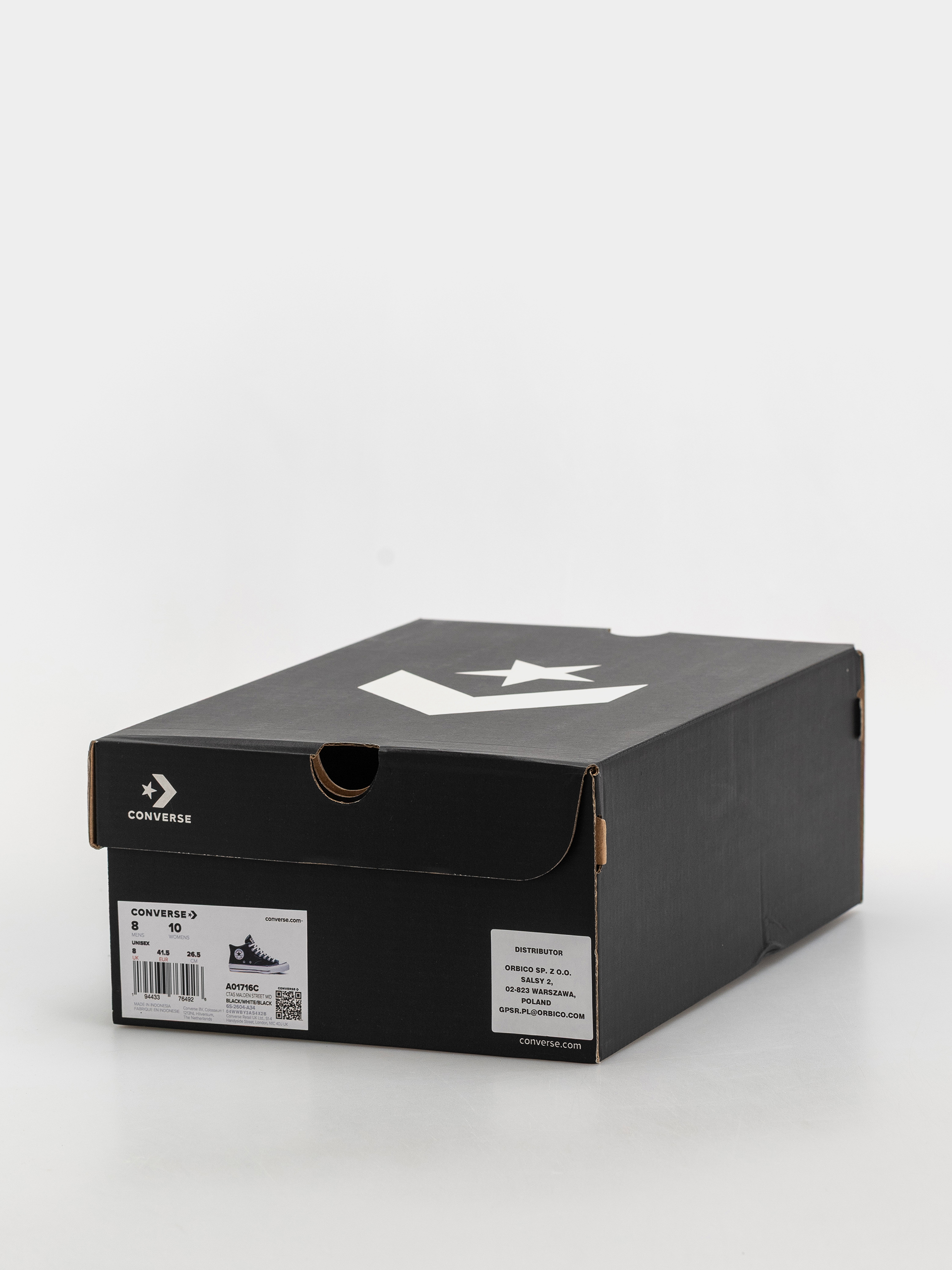 Buty Converse Chuck Taylor All Star Malden Street Mid (black/white/black)