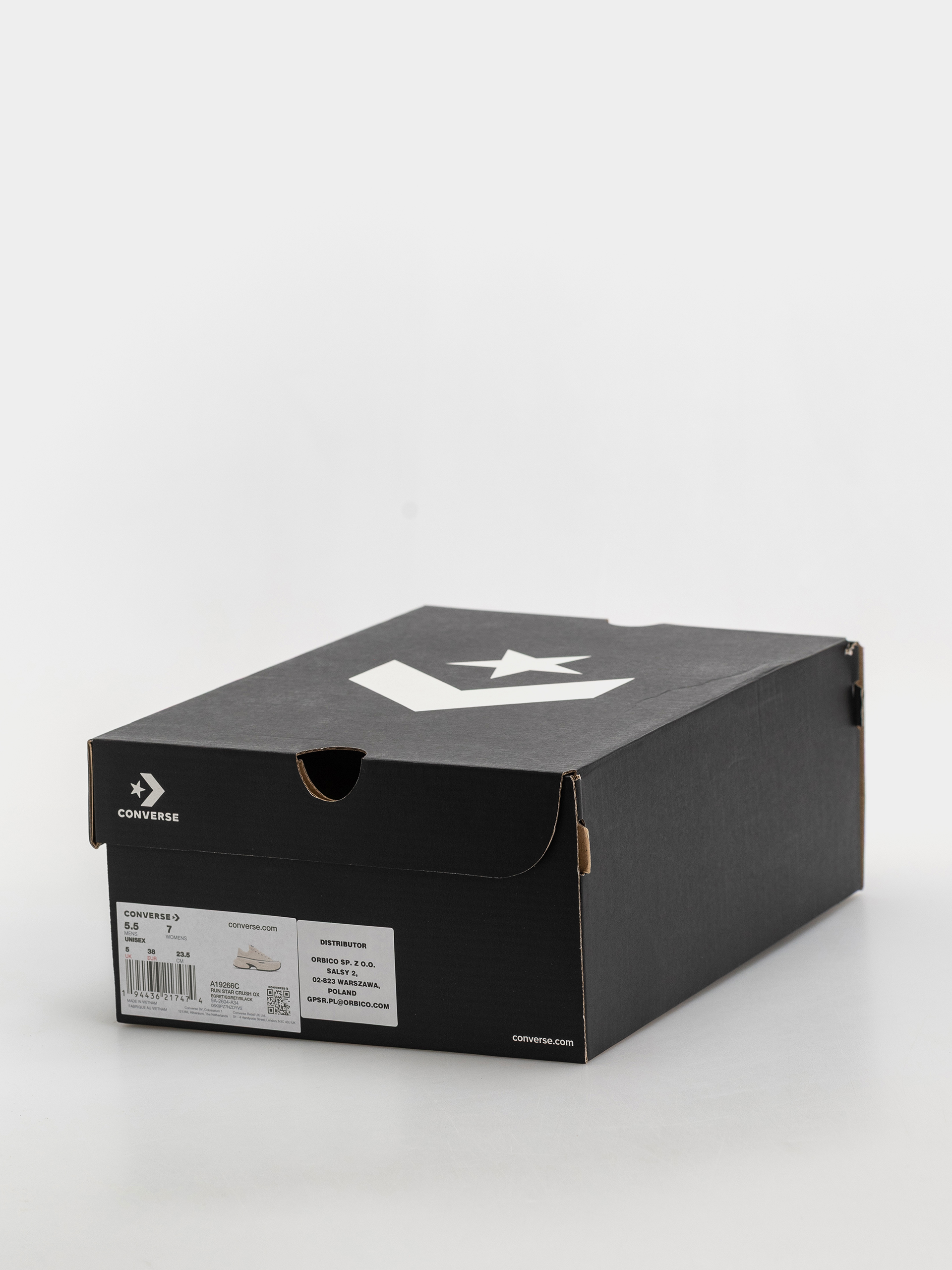 Buty Converse Run Star Crush Ox Wmn (egret/egret/black)