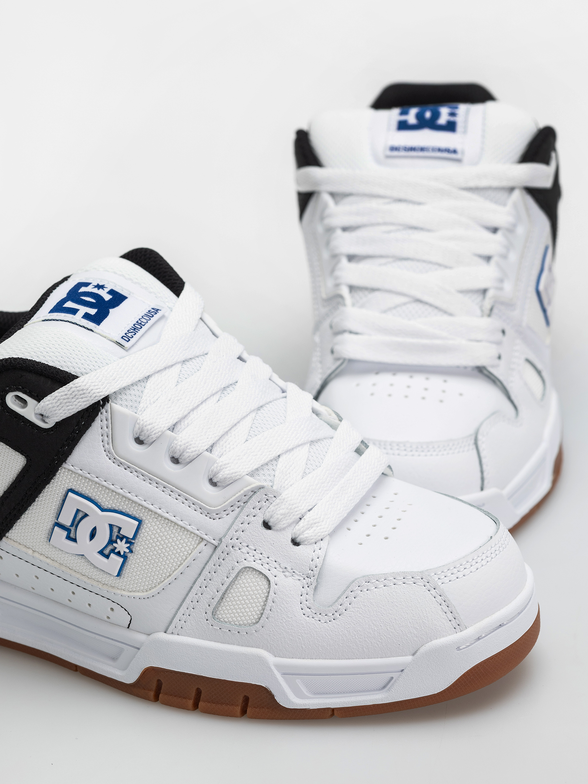 Buty DC Stag (white/black/blue)