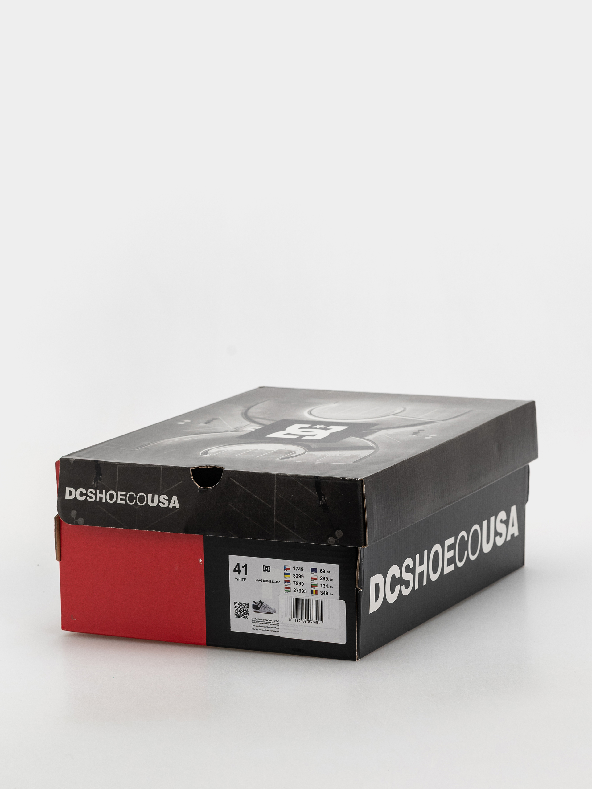 Buty DC Stag (white/black/blue)