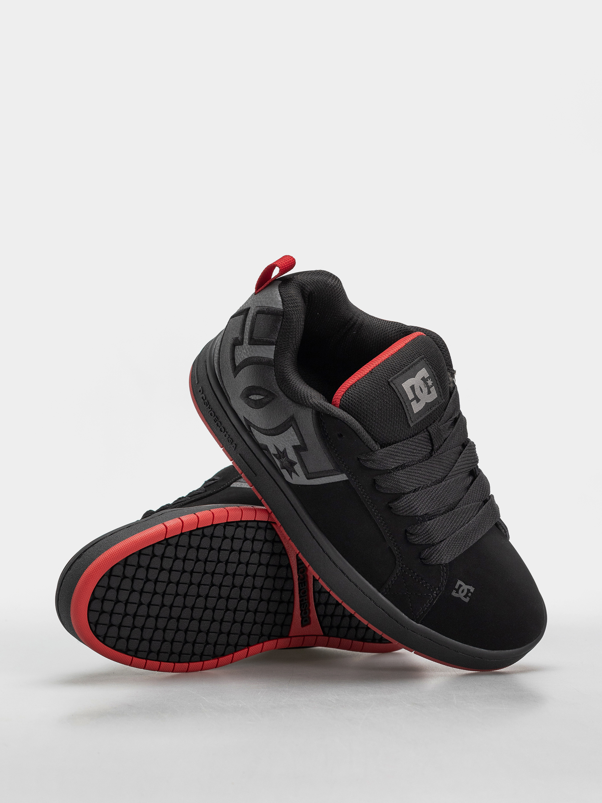 Buty DC Court Graffik (black/grey/red)