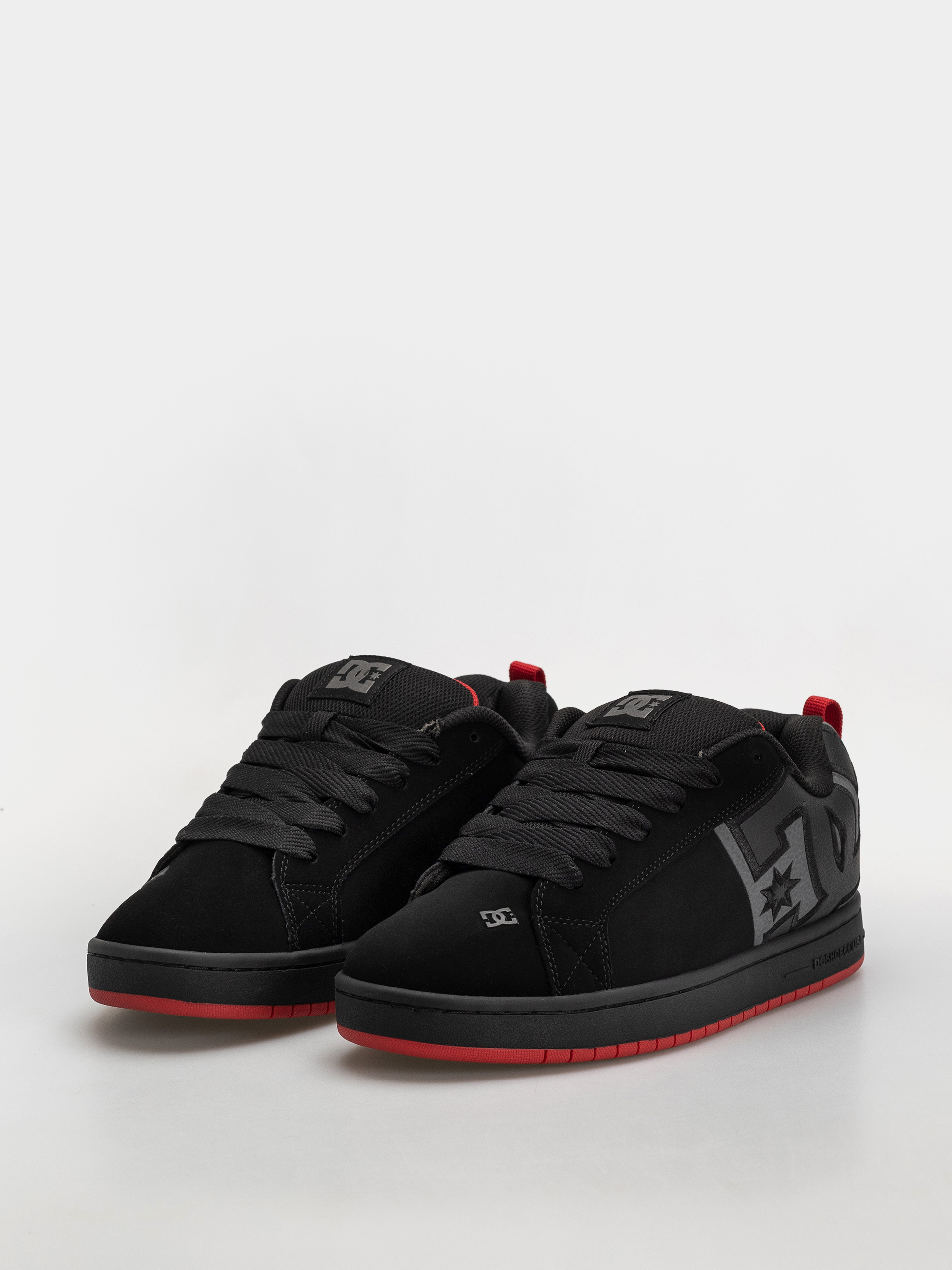 Buty DC Court Graffik (black/grey/red)