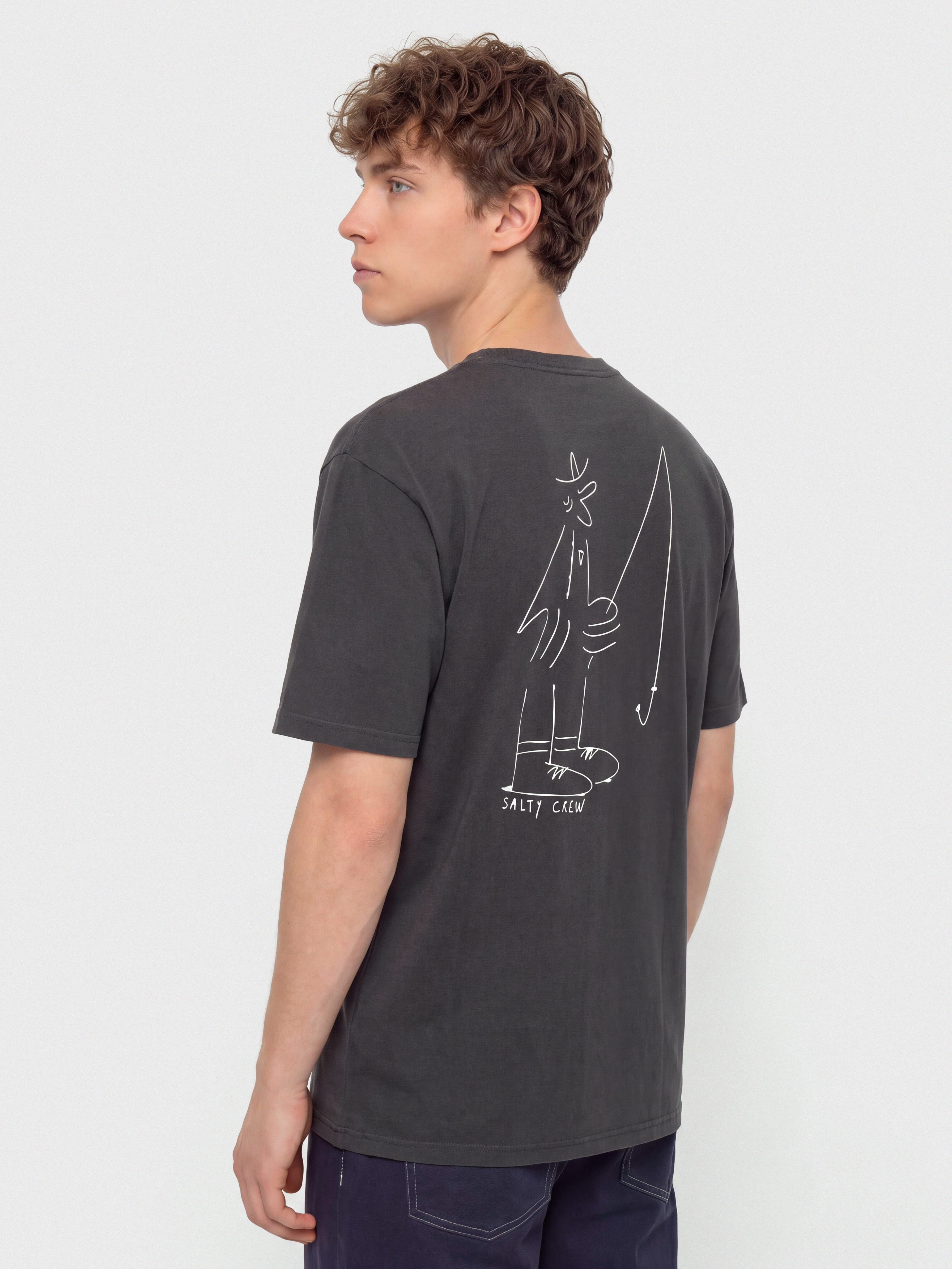 T-shirt Salty Crew Swivel Lb (pirate black)