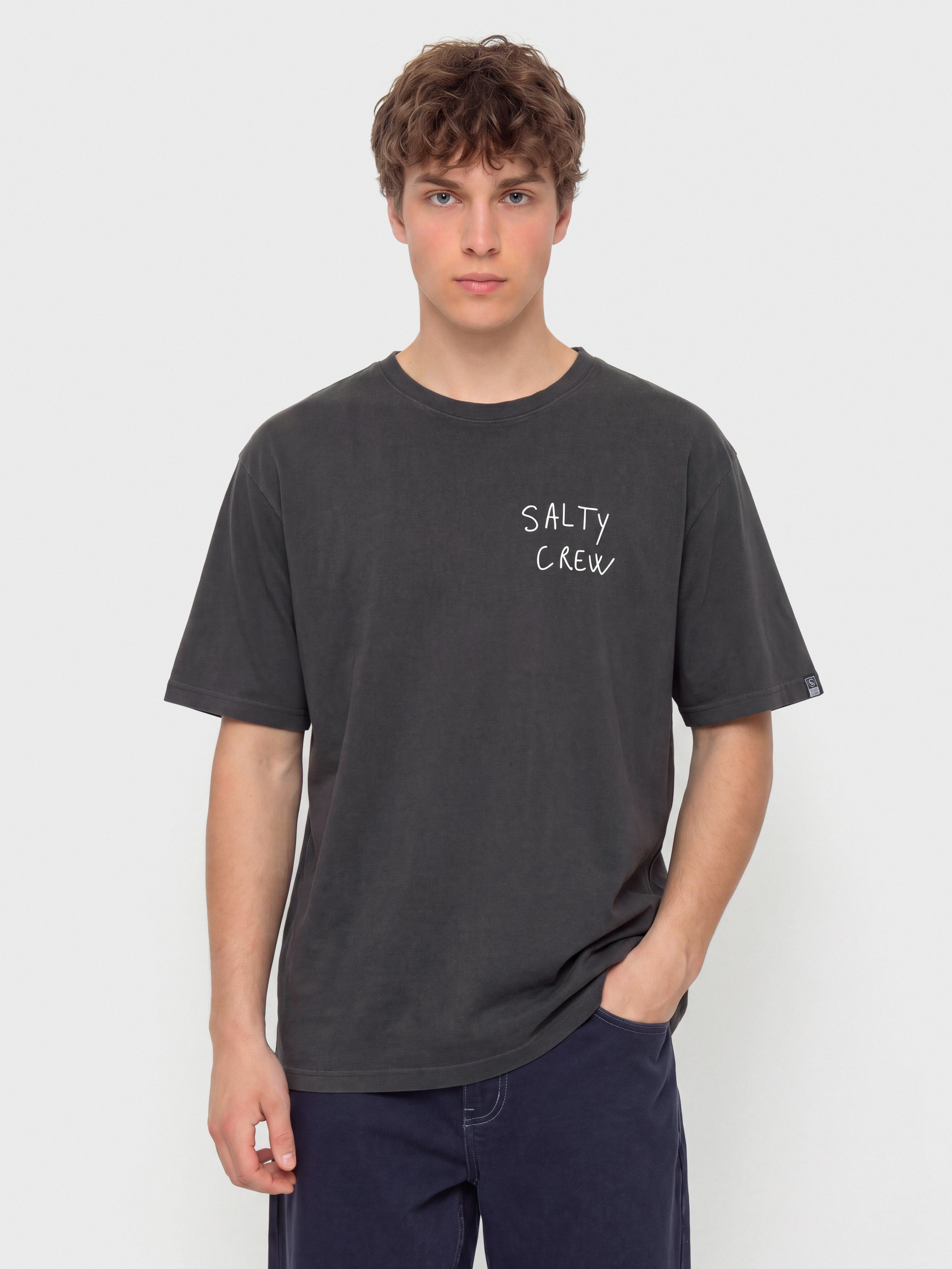 T-shirt Salty Crew Swivel Lb (pirate black)