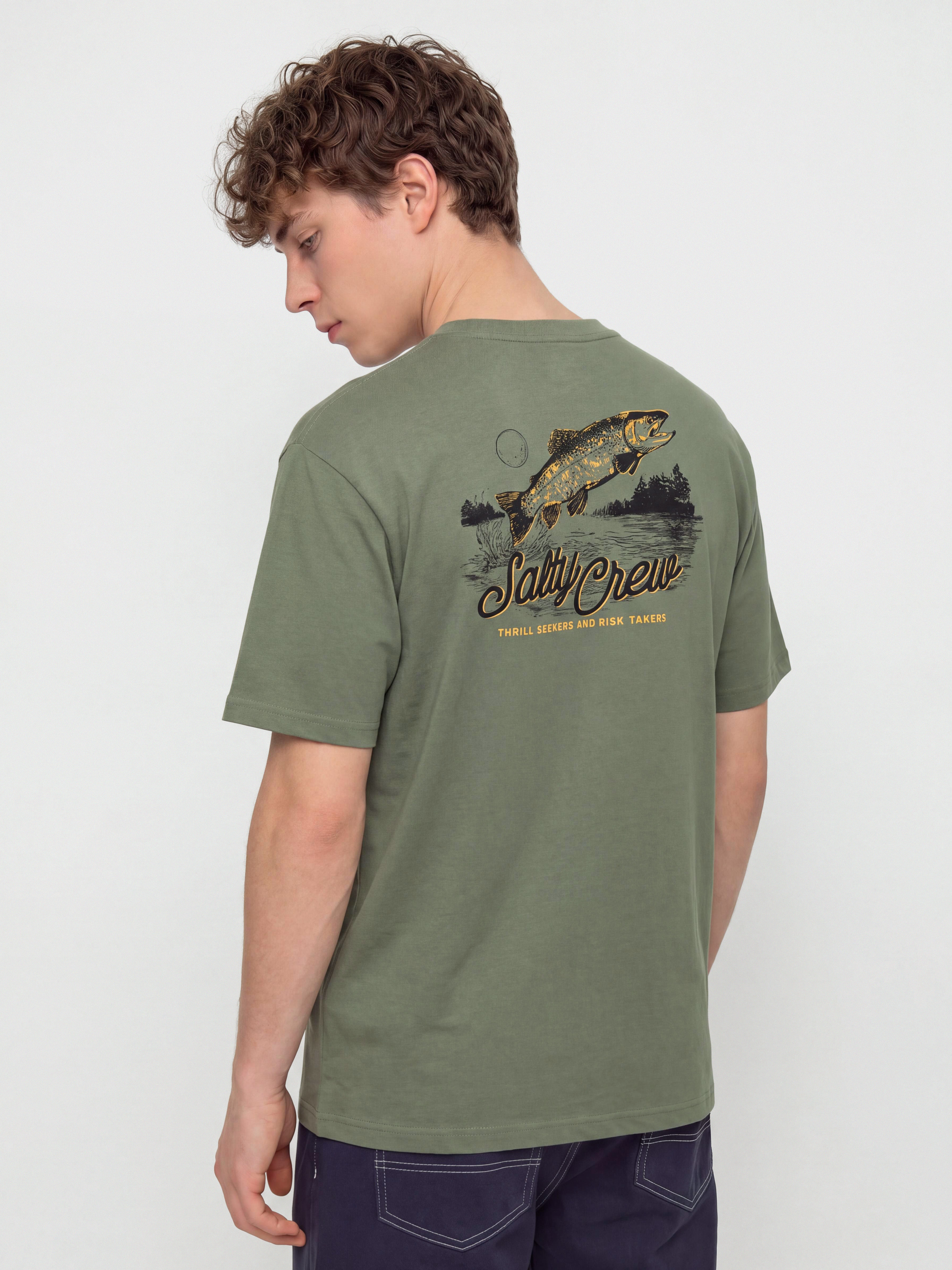 T-shirt Salty Crew Fish Fest (laurel wreath)