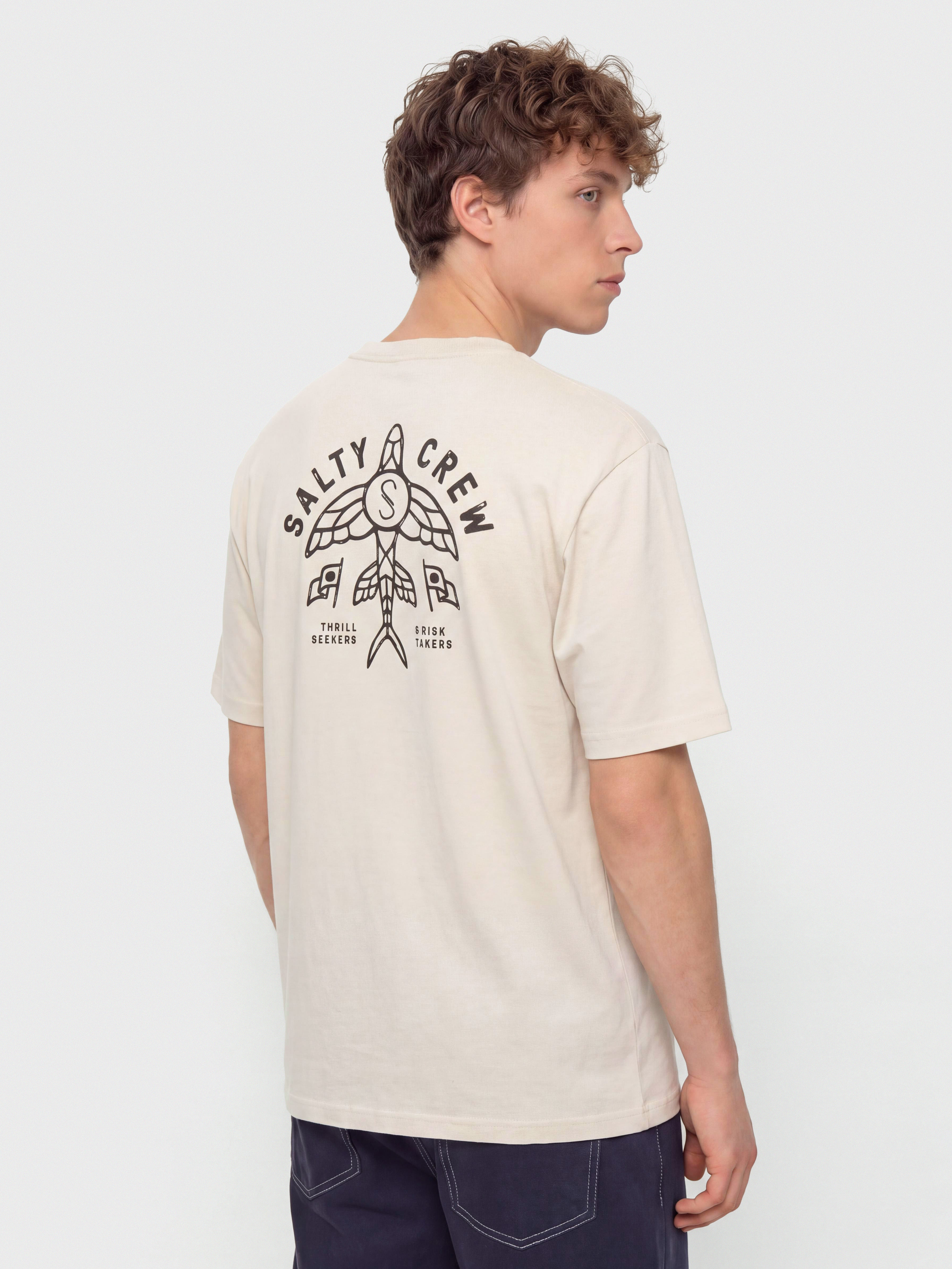 T-shirt Salty Crew Flyer (moonbeam)