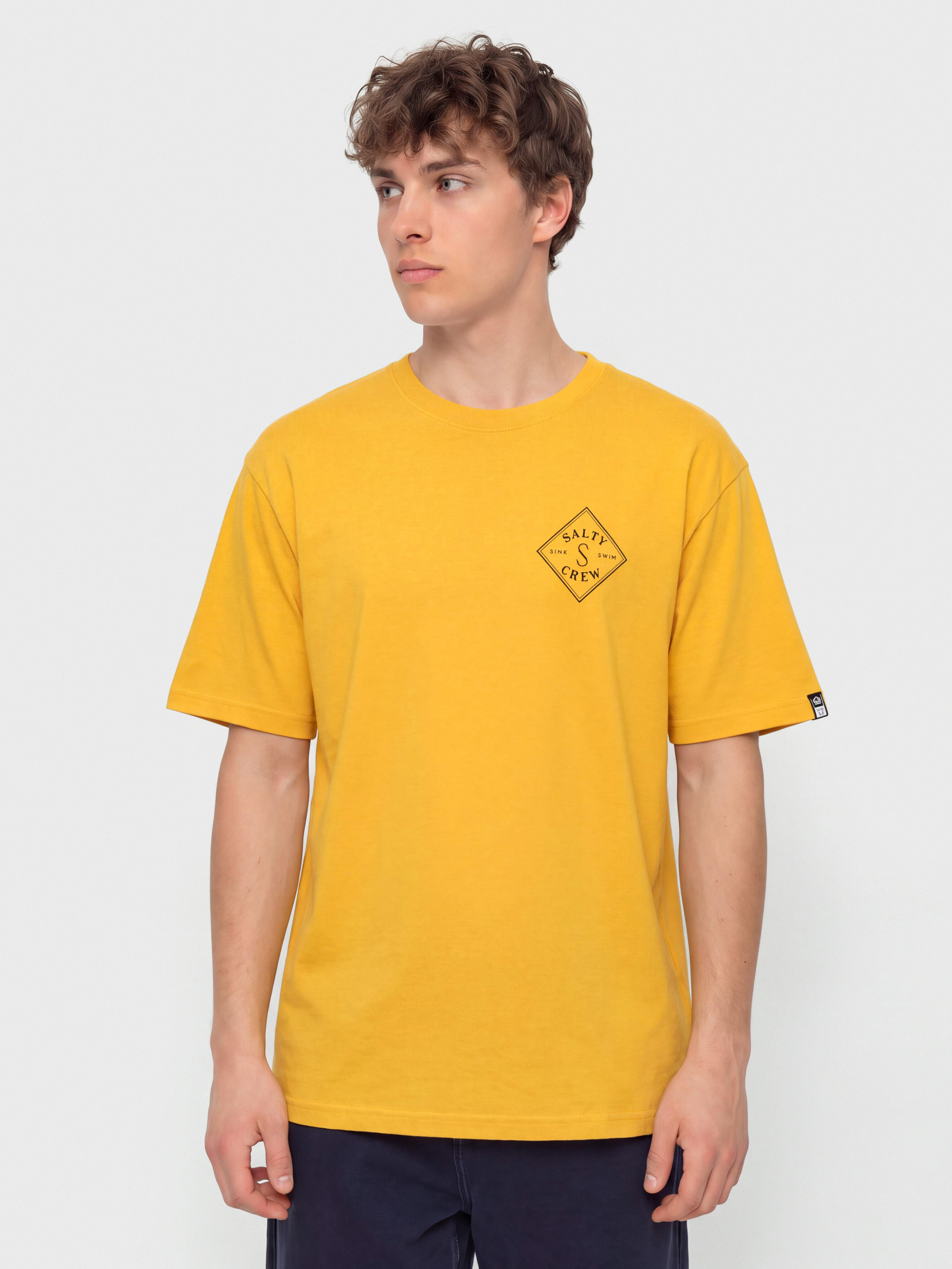 T-shirt Salty Crew Tippet (mineral yellow)