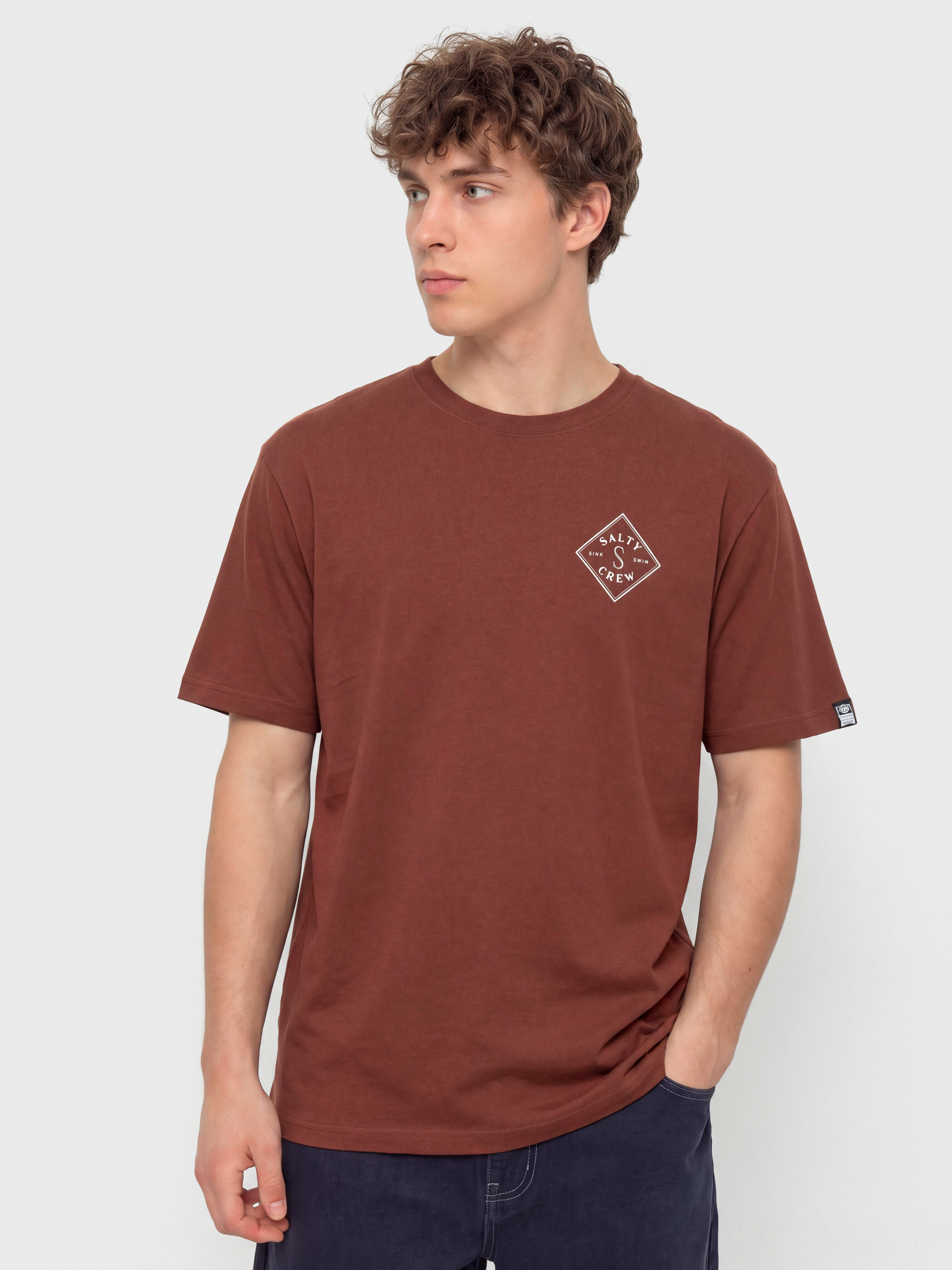T-shirt Salty Crew Tippet (burgundy)