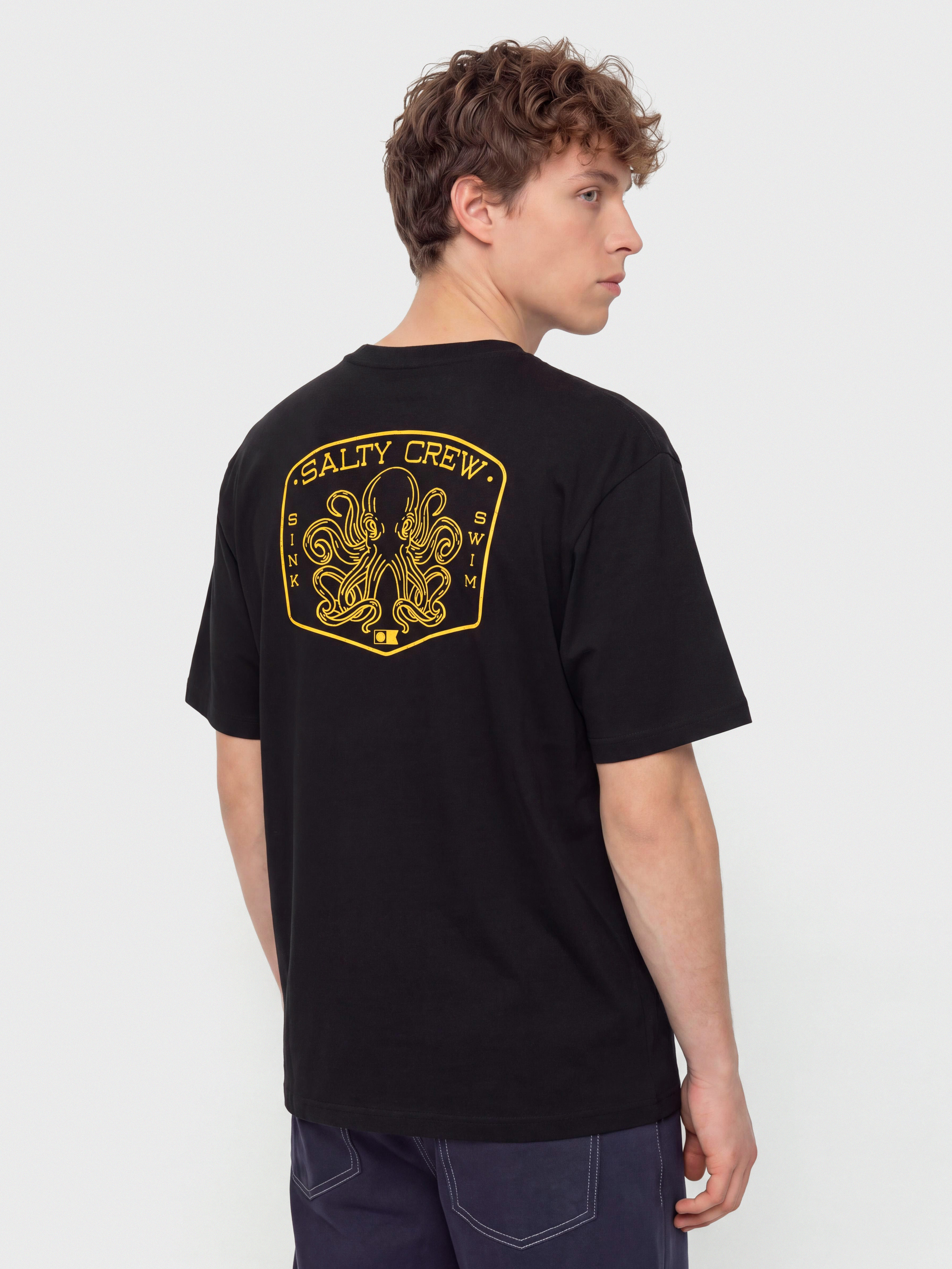 T-shirt Salty Crew Tako Club Classic (black)