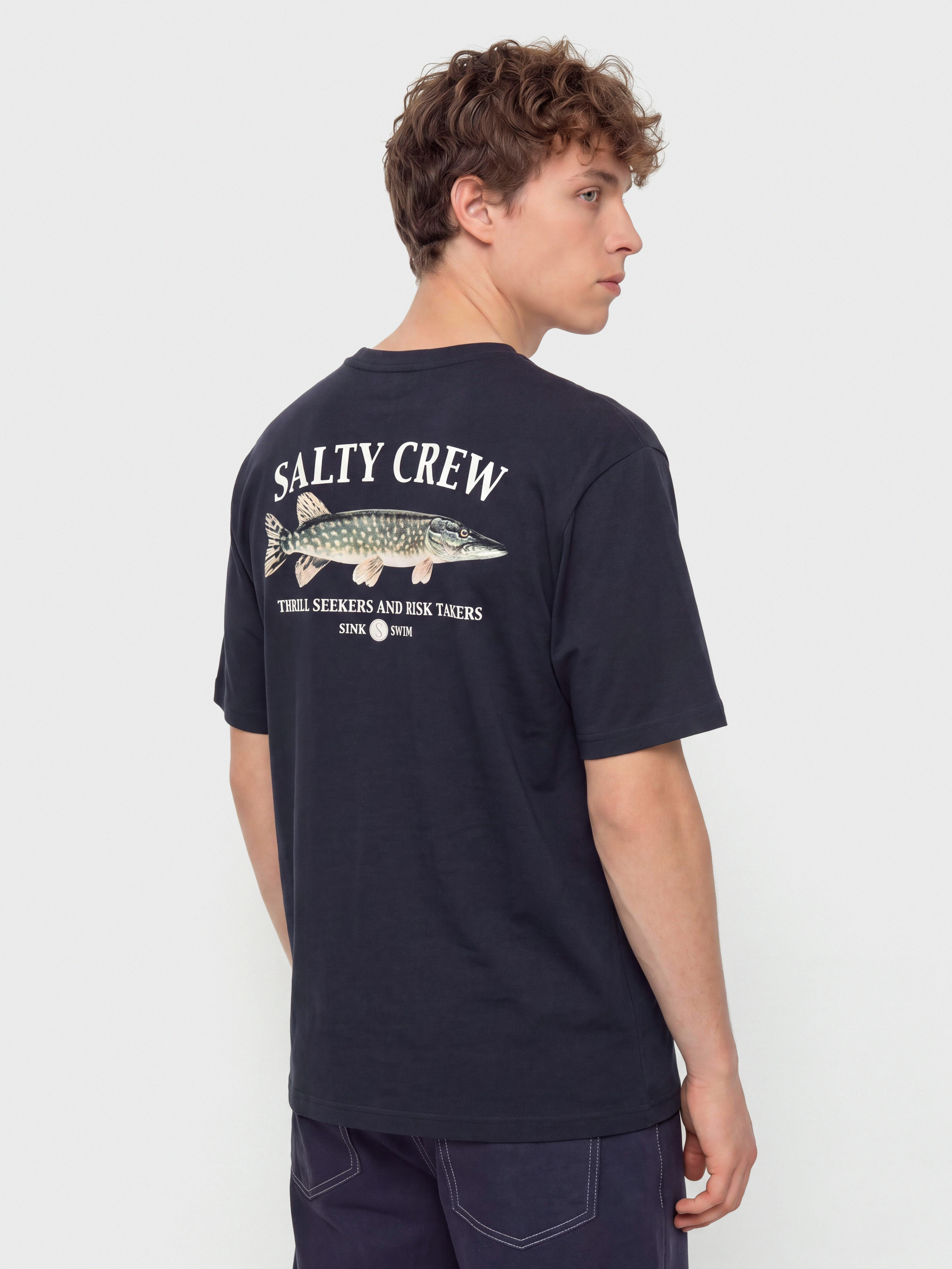T-shirt Salty Crew Euro Pike (navy)