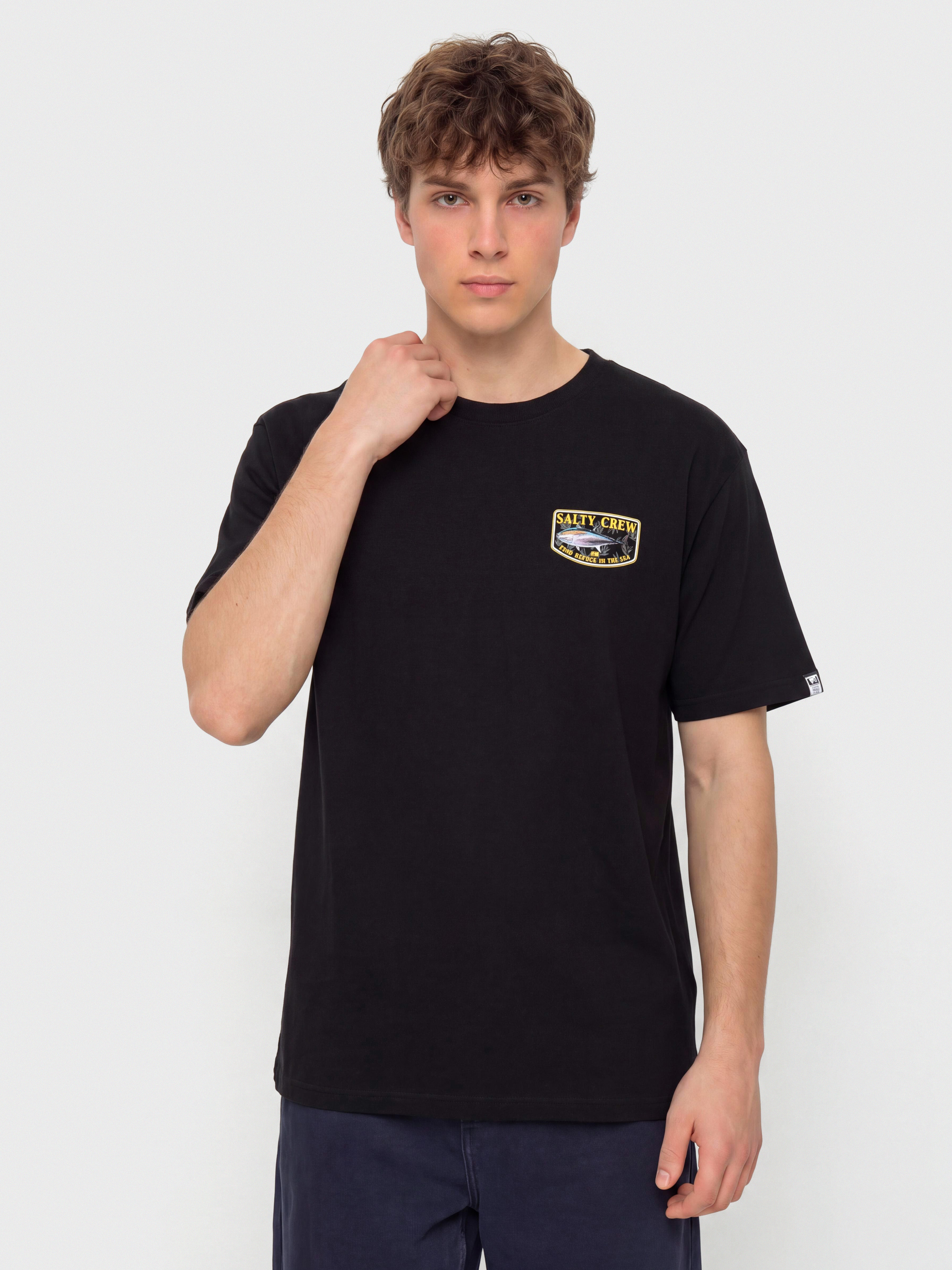 T-shirt Salty Crew Big Blue Fill (black)