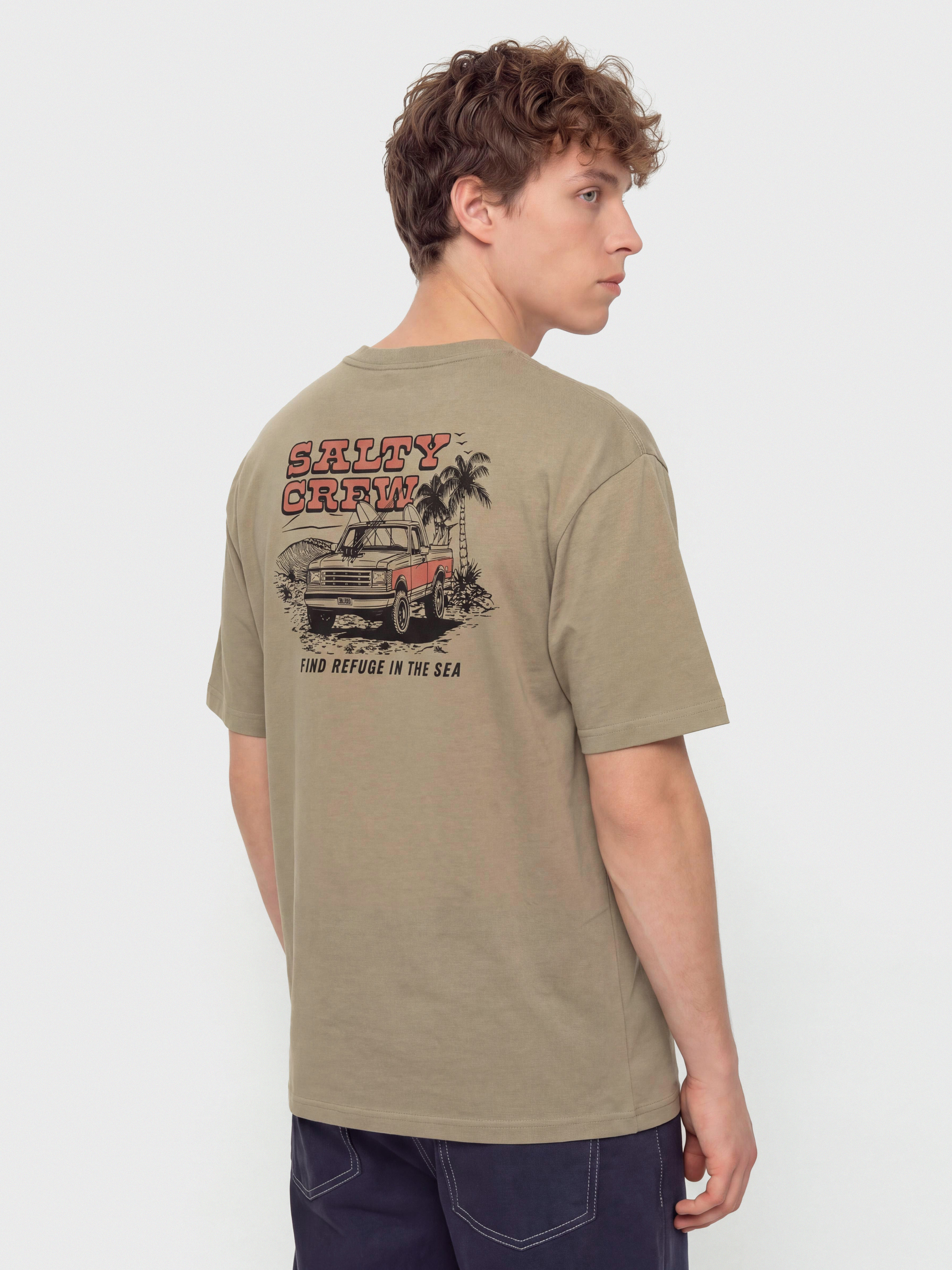 T-shirt Salty Crew Truck Stop Classic (twig)