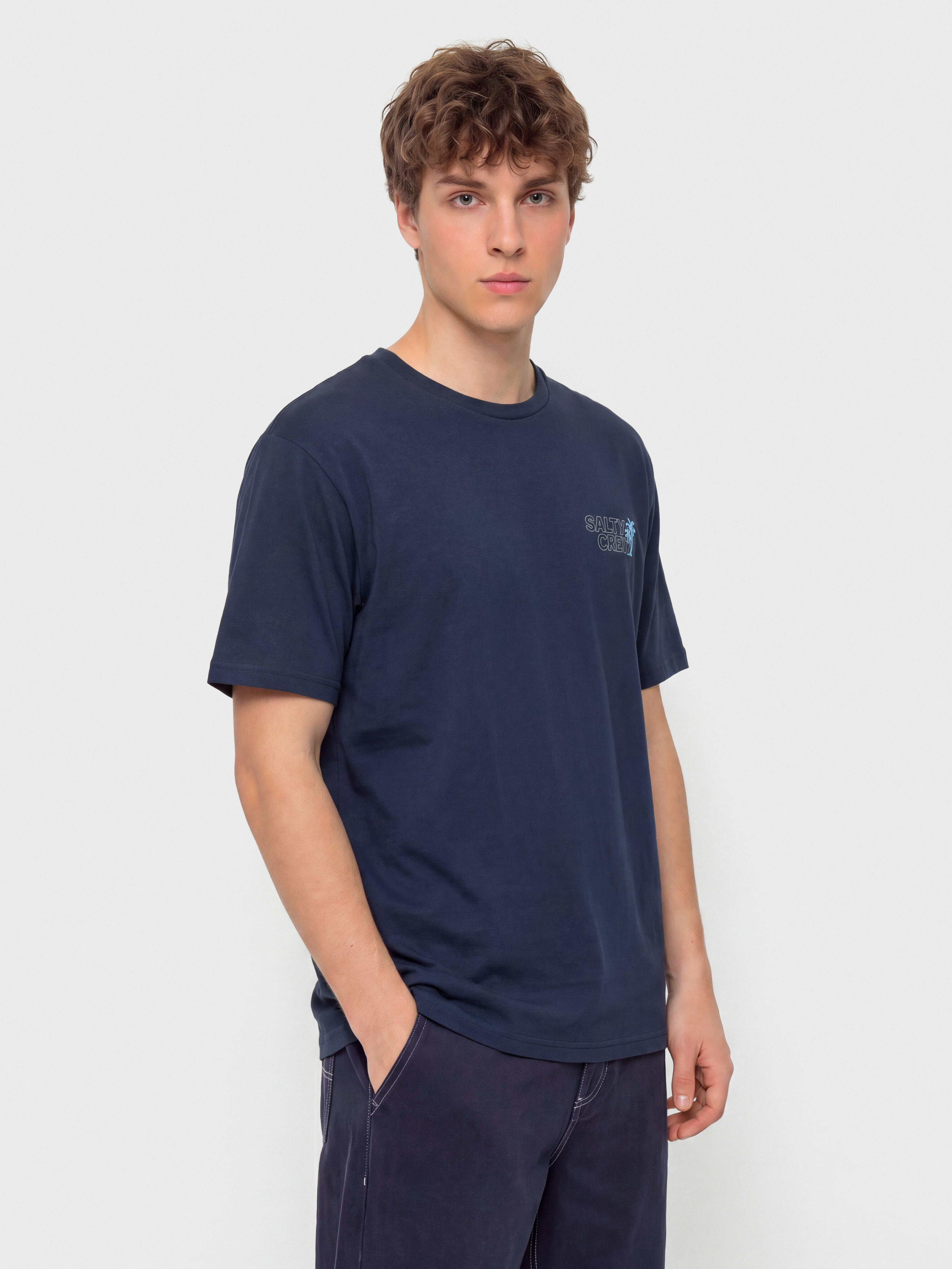 T-shirt Salty Crew A Frame Crossover (navy)