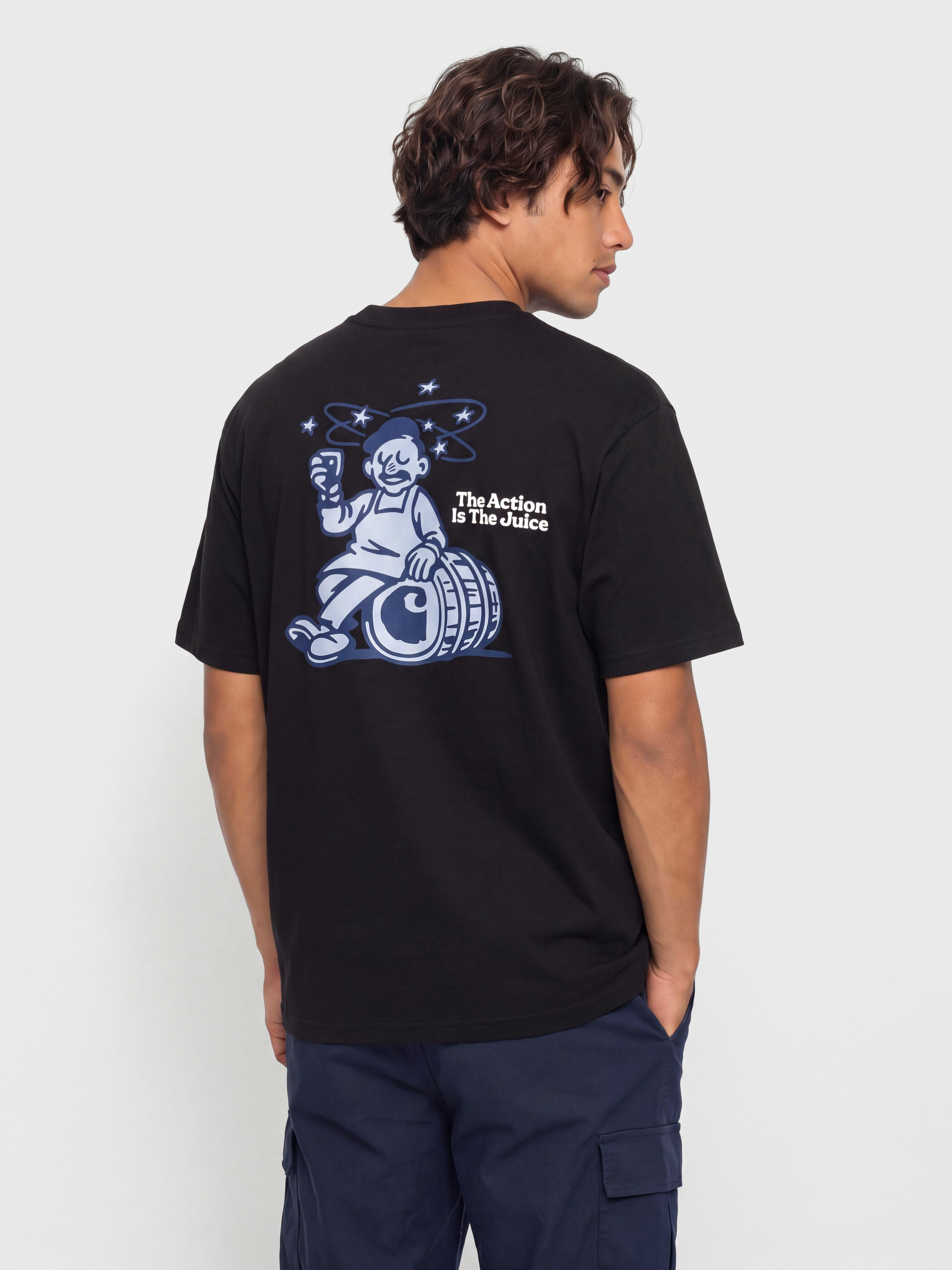 T-shirt Carhartt WIP Grape Picker (black)