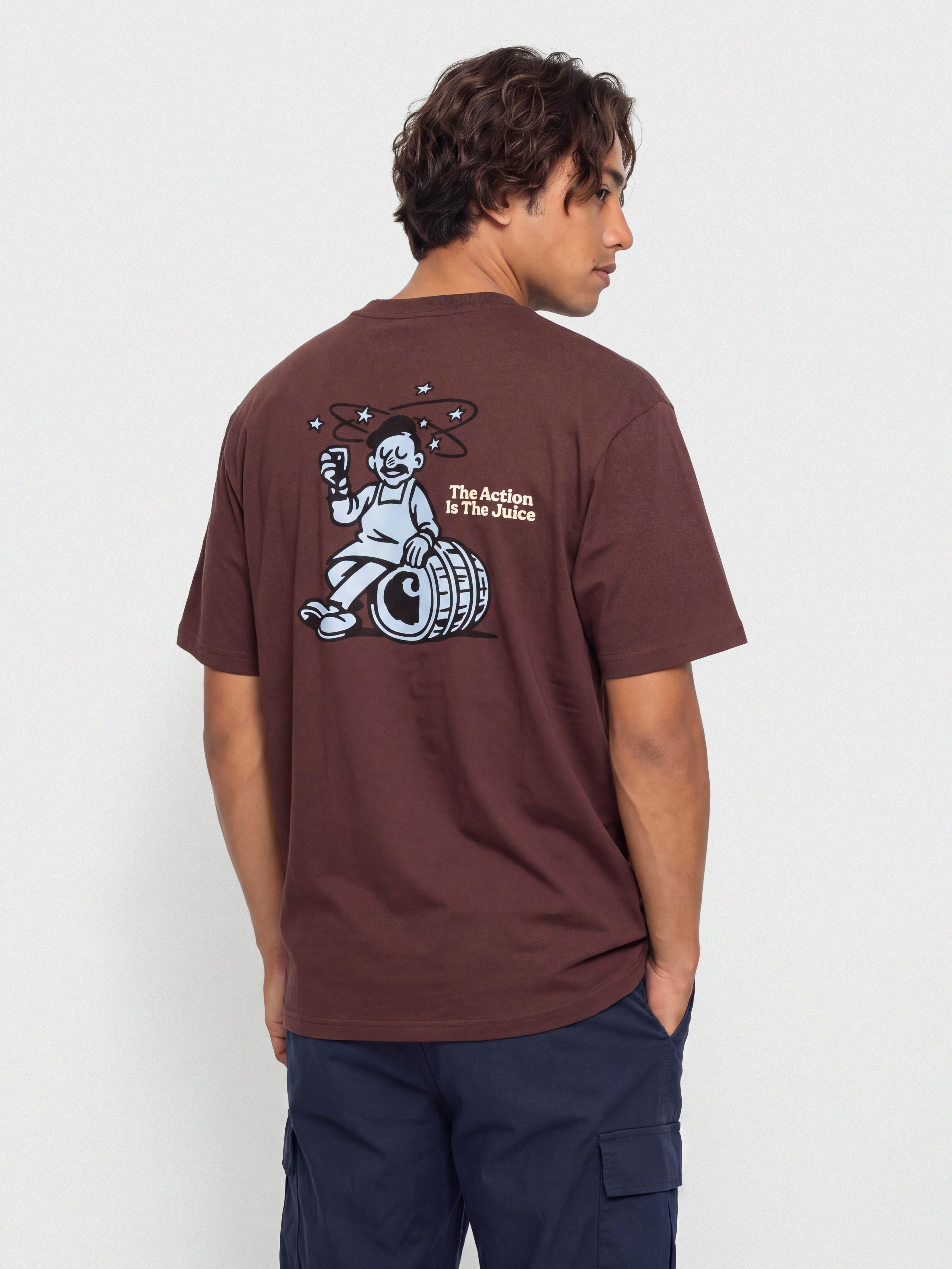 T-shirt Carhartt WIP Grape Picker (amarone)
