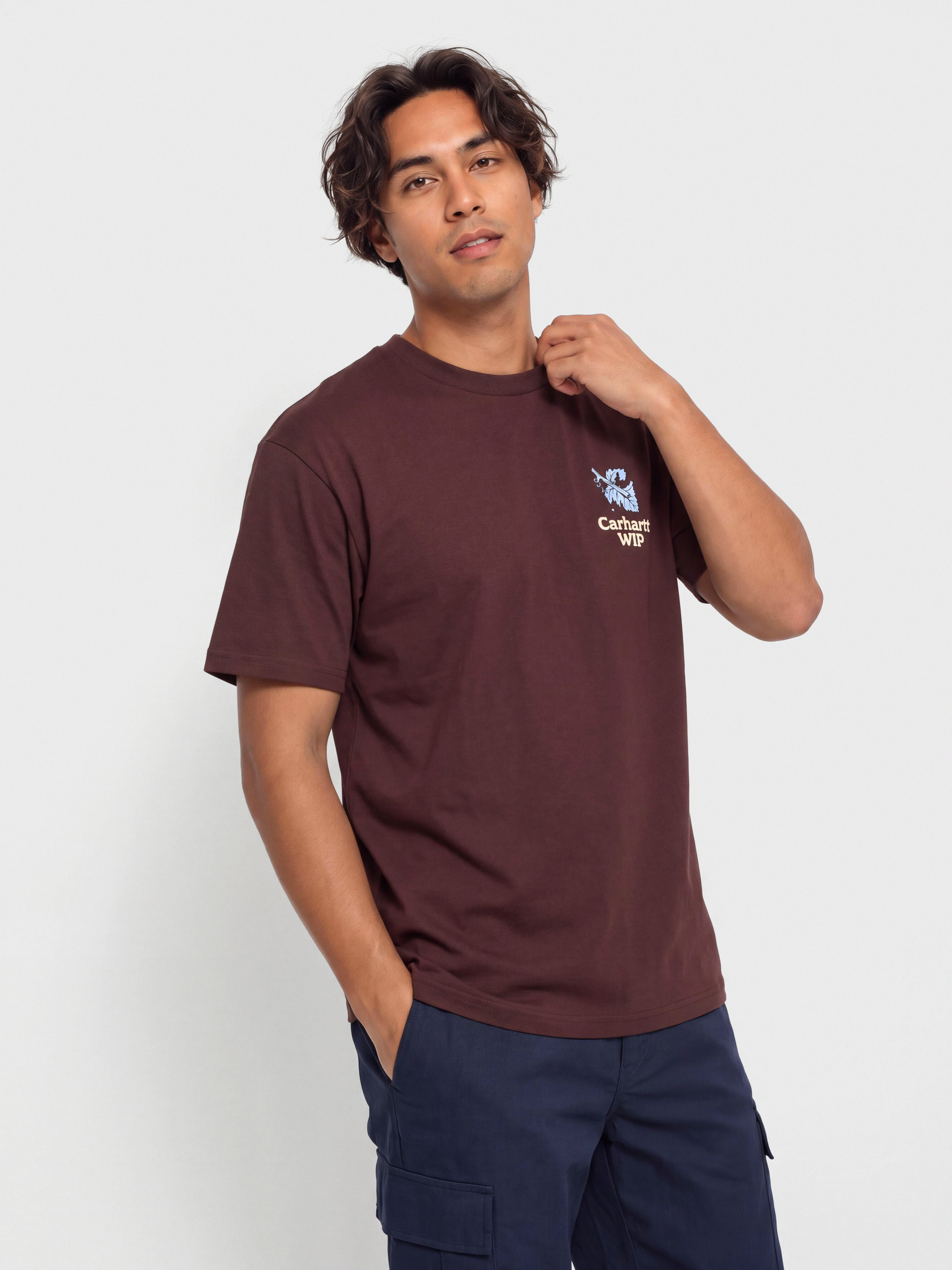 T-shirt Carhartt WIP Grape Picker (amarone)