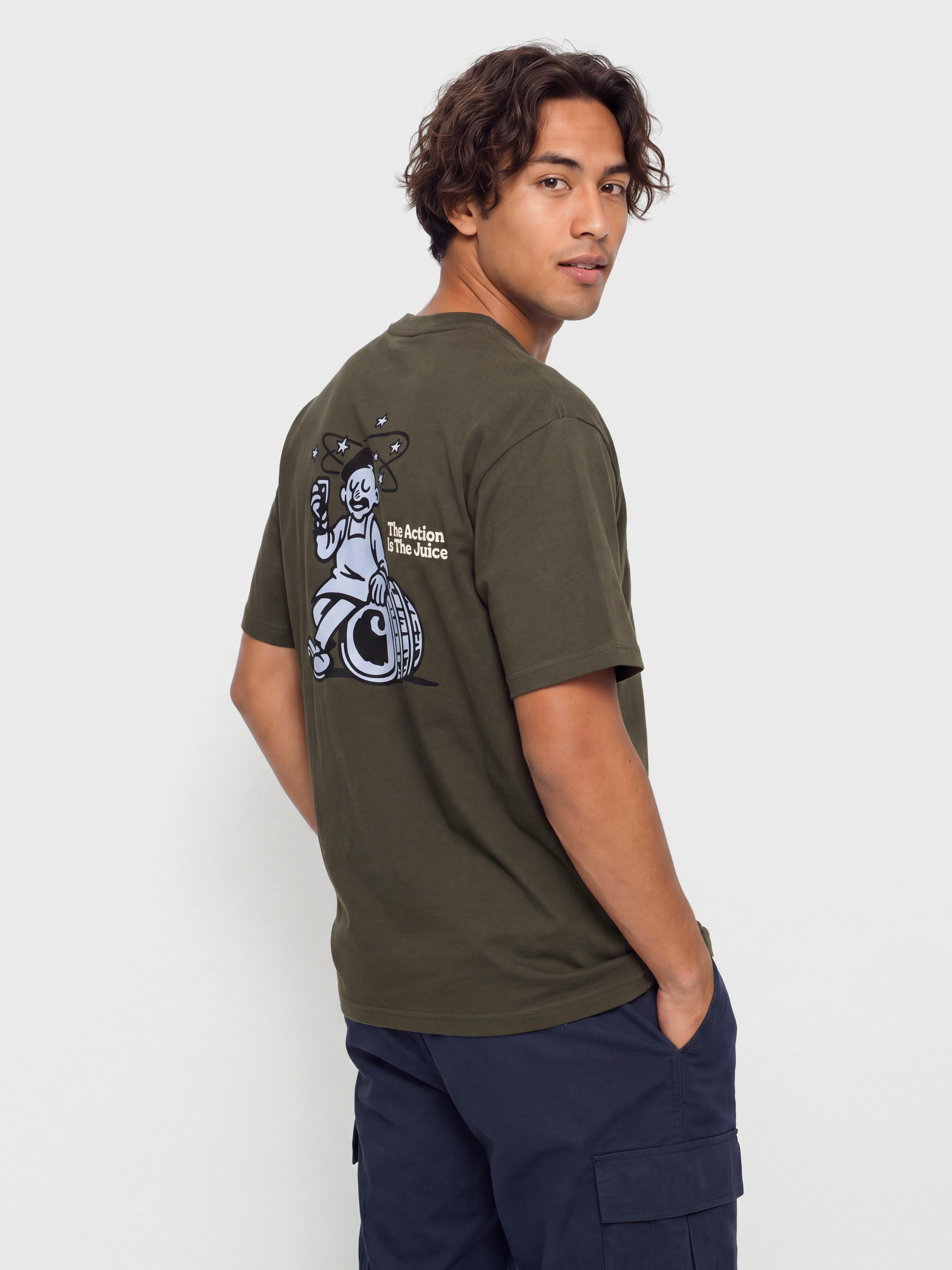 T-shirt Carhartt WIP Grape Picker (cypress)