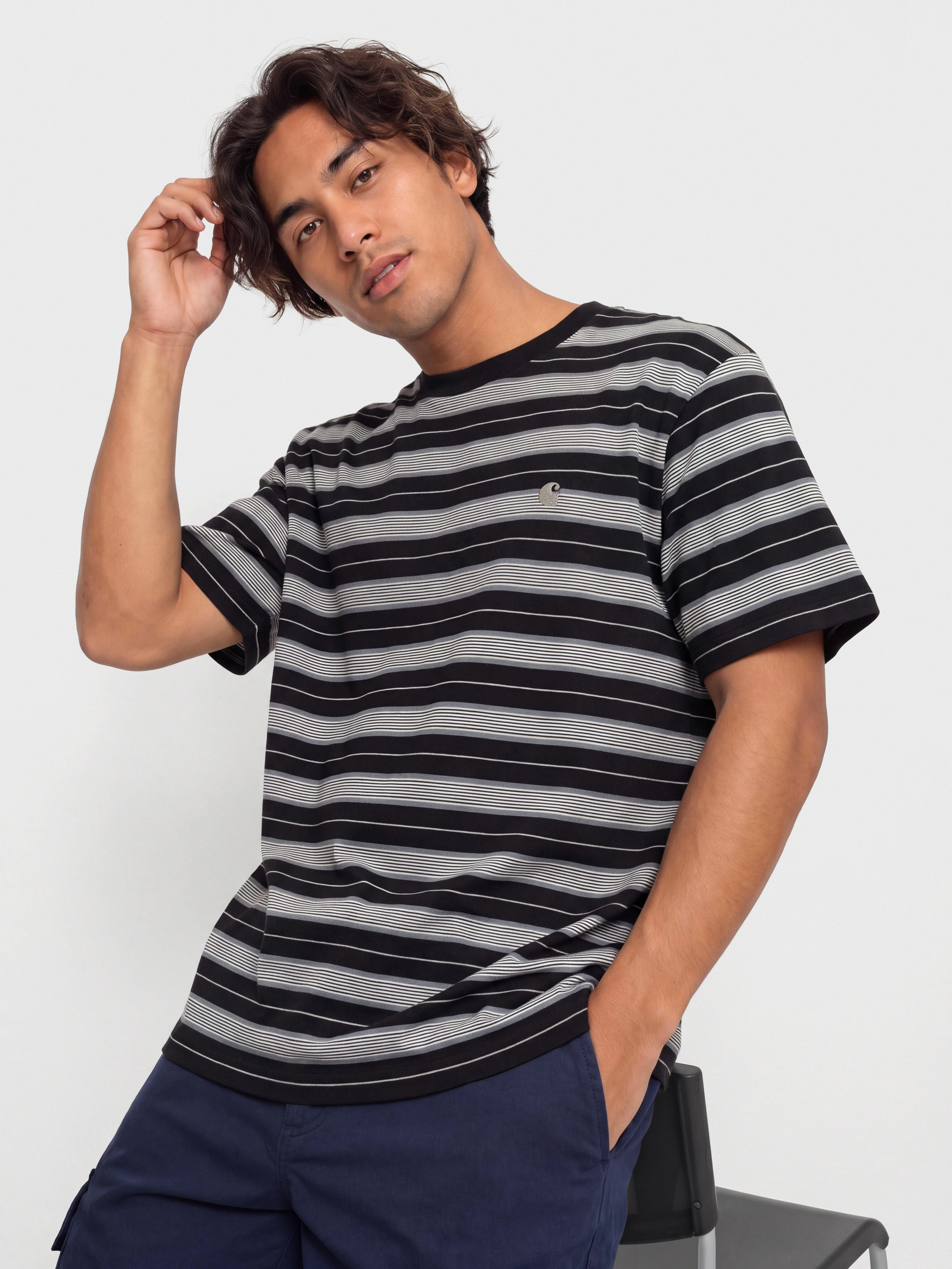 T-shirt Carhartt WIP Bronson (bronson stripe black)