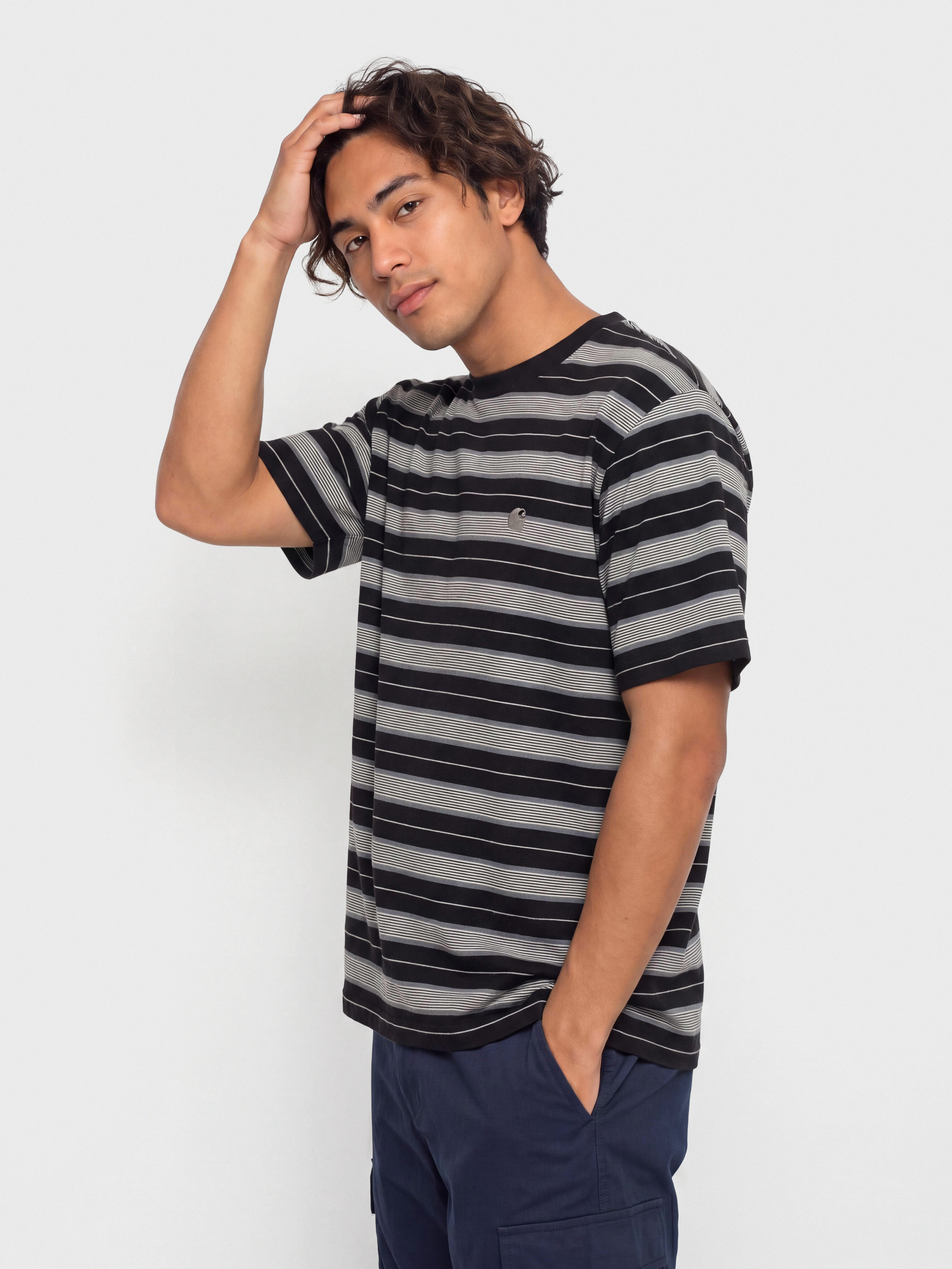 T-shirt Carhartt WIP Bronson (bronson stripe black)