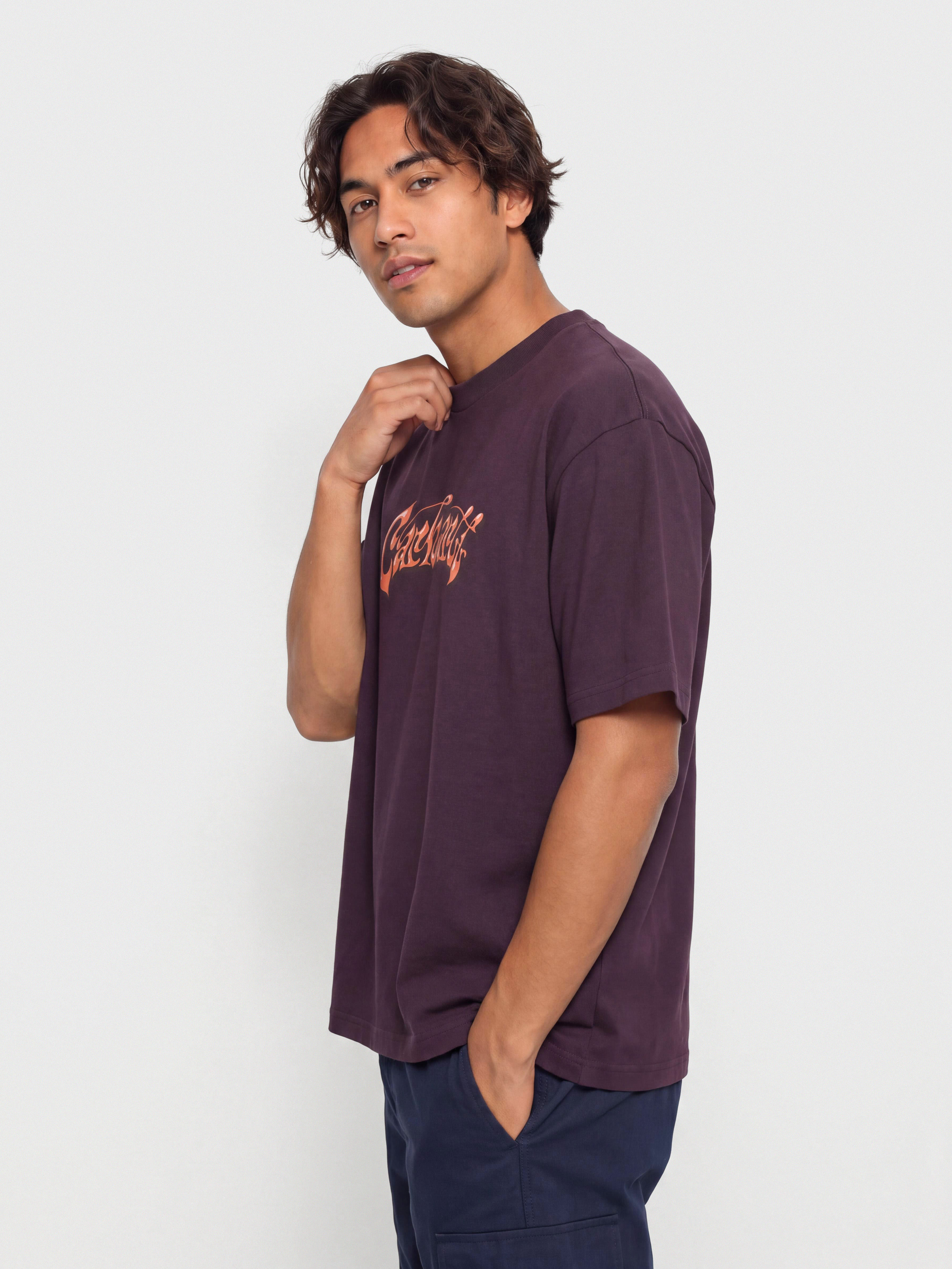 T-shirt Carhartt WIP Booger (cozy purple)