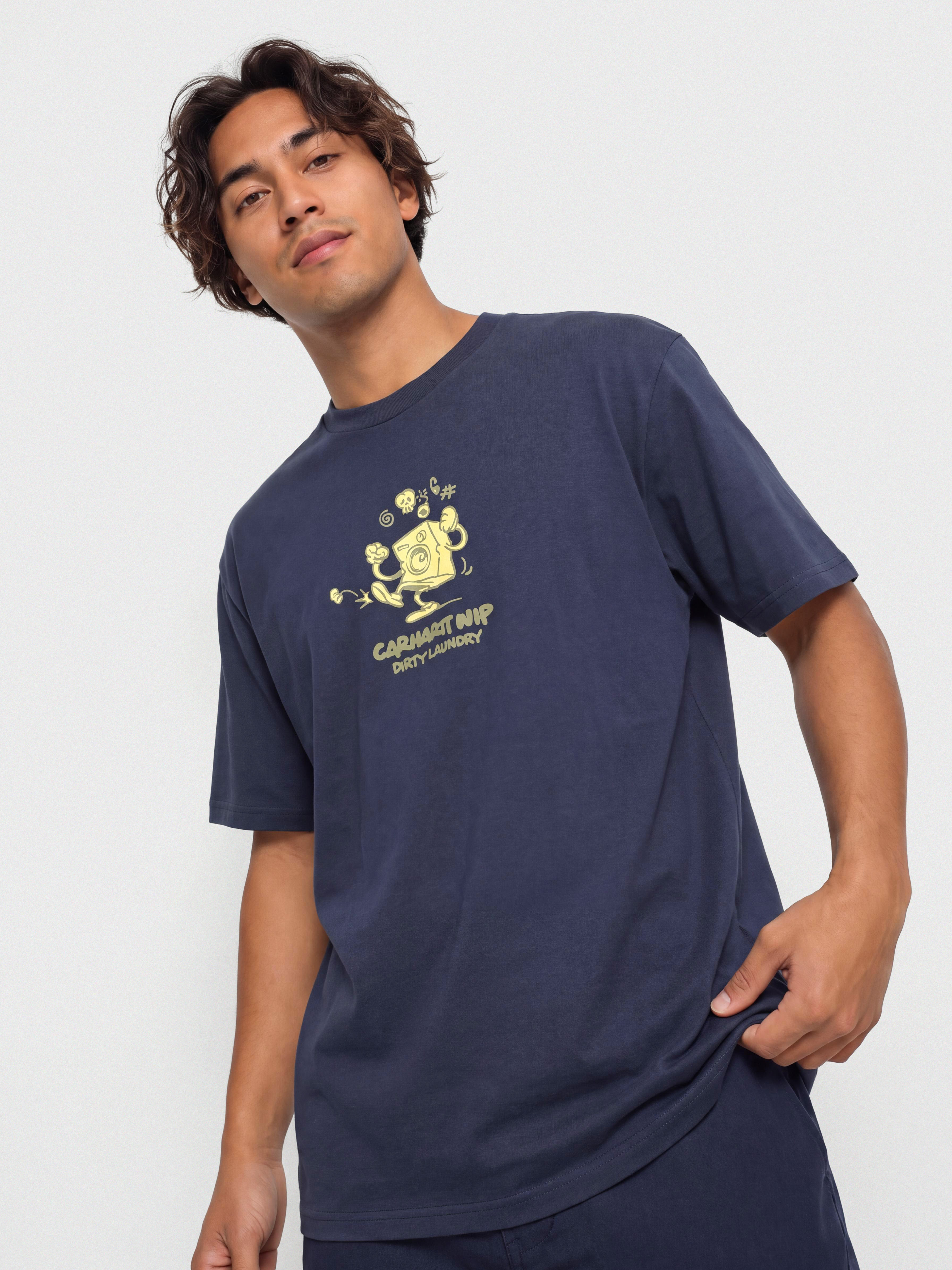 T-shirt Carhartt WIP Dirty Laundry (blue)