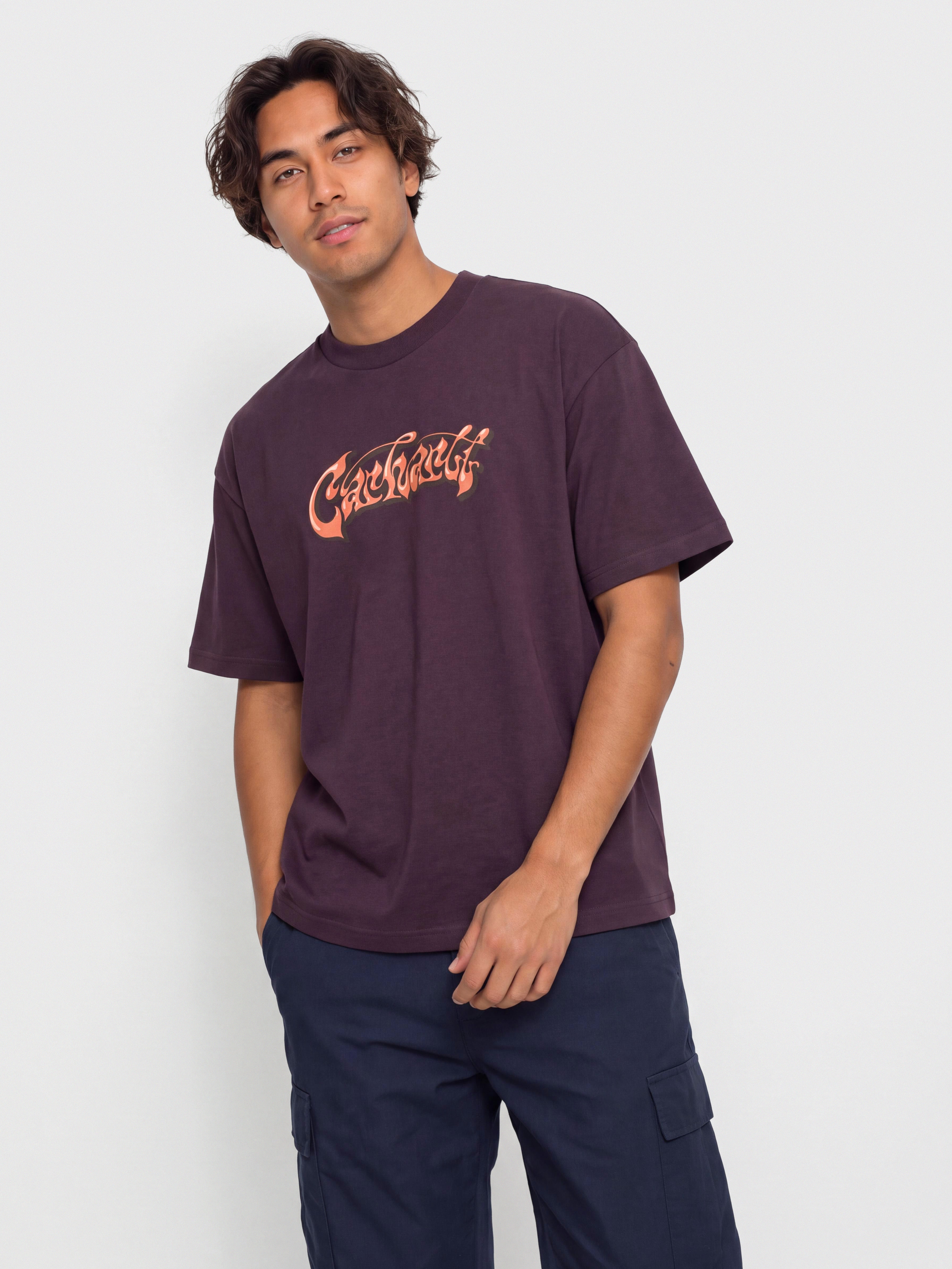 T-shirt Carhartt WIP Booger (cozy purple)