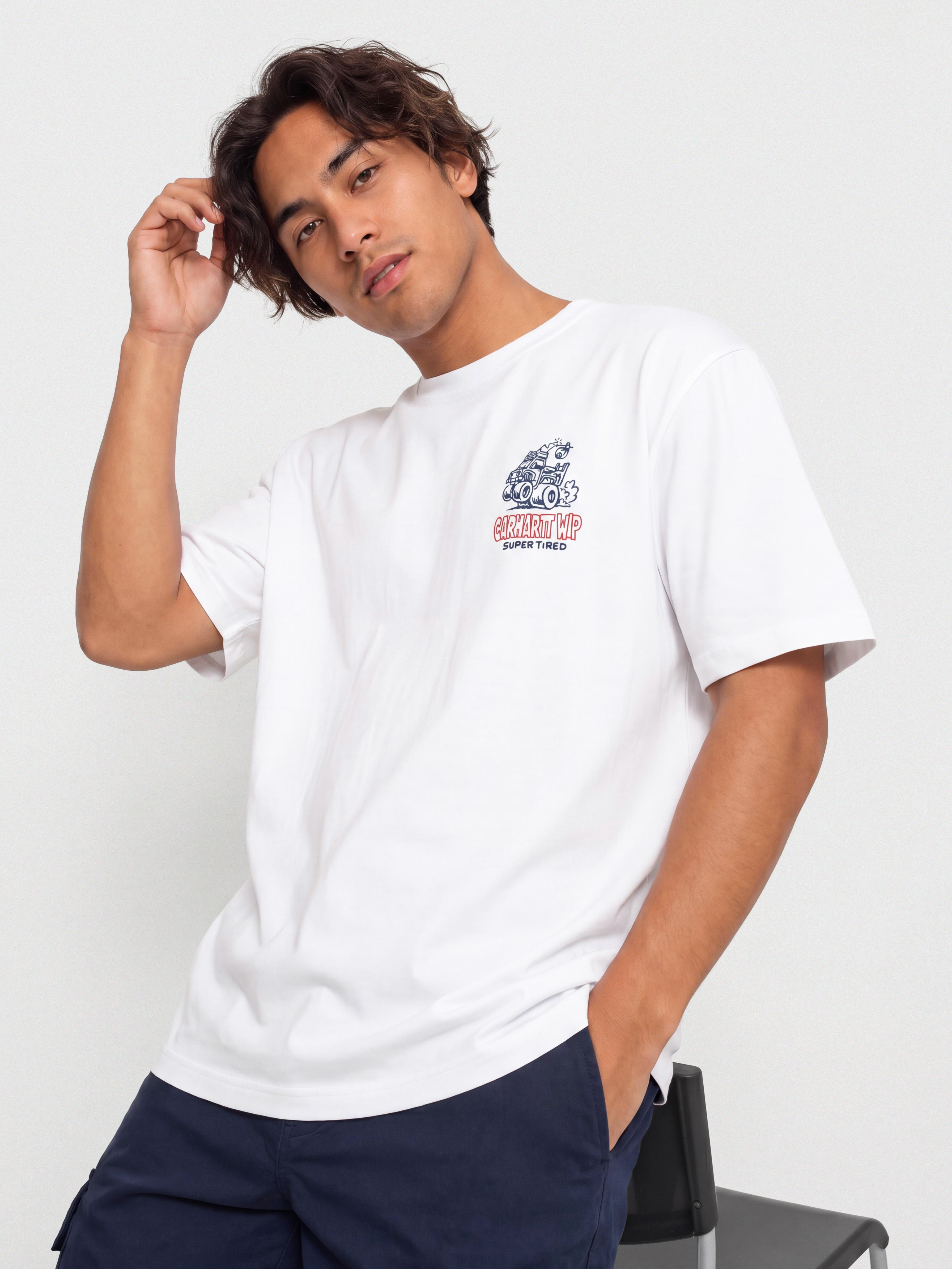 T-shirt Carhartt WIP Hot Rat (white)