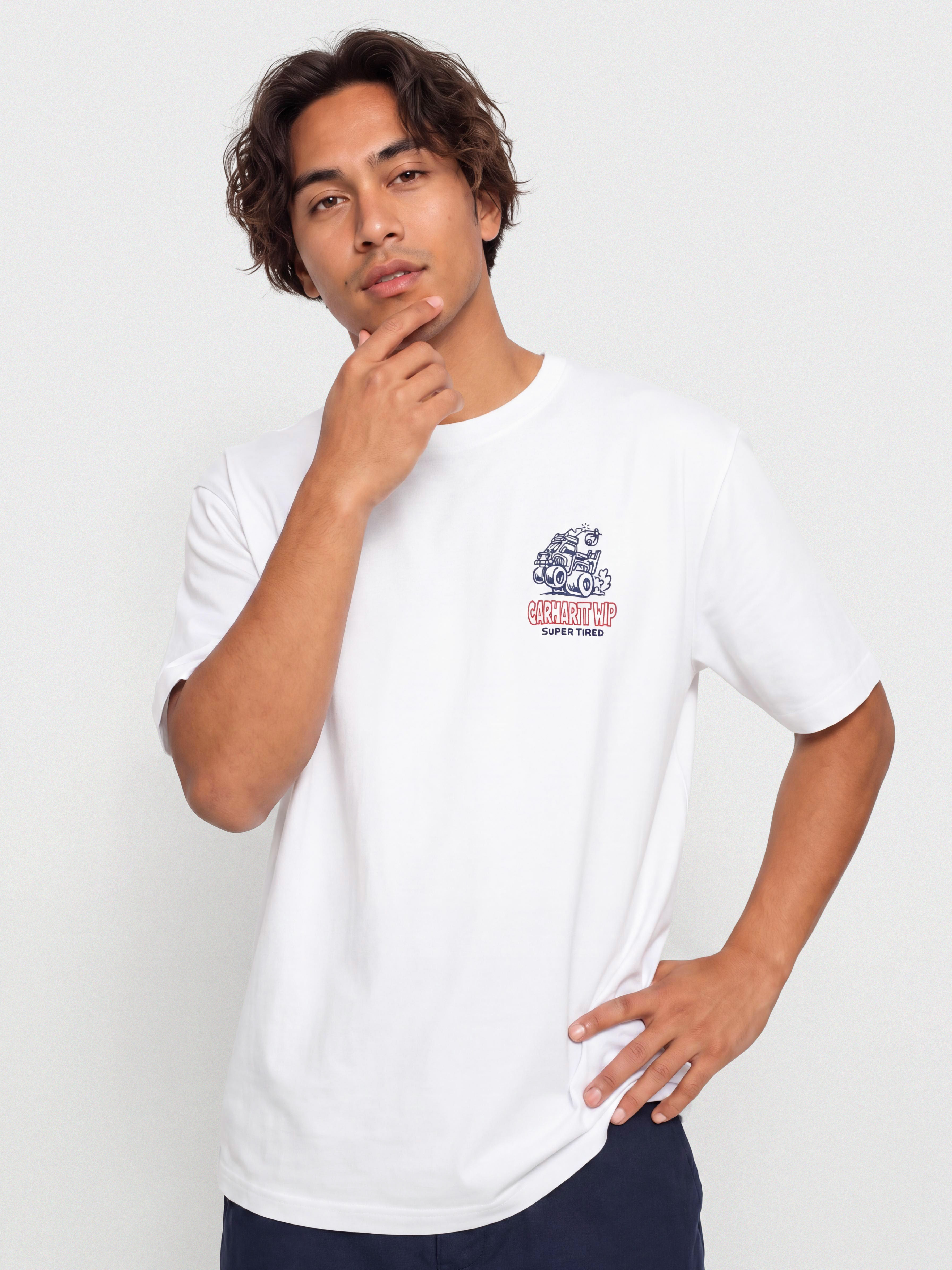 T-shirt Carhartt WIP Hot Rat (white)