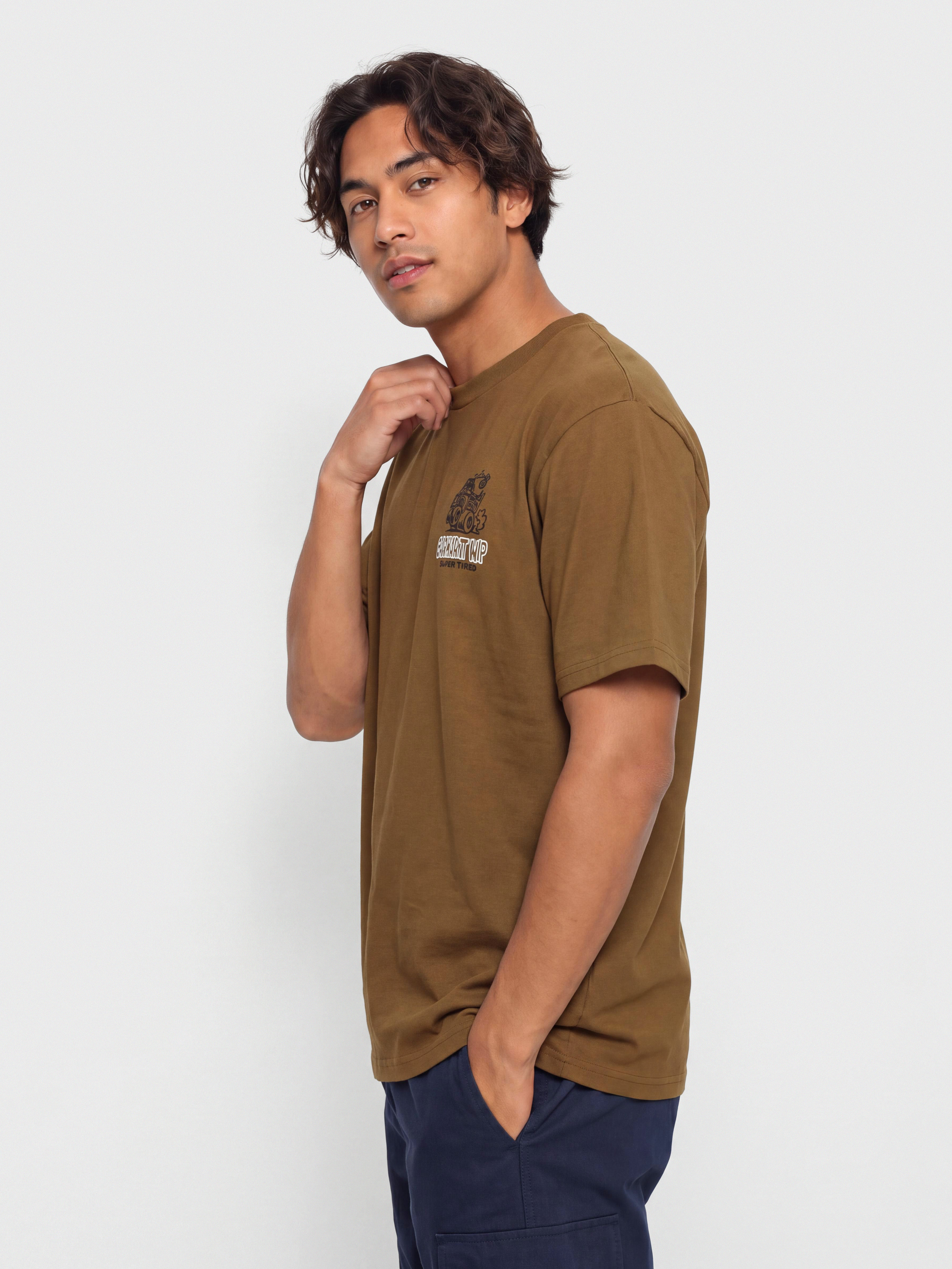 T-shirt Carhartt WIP Hot Rat (wip h brown)