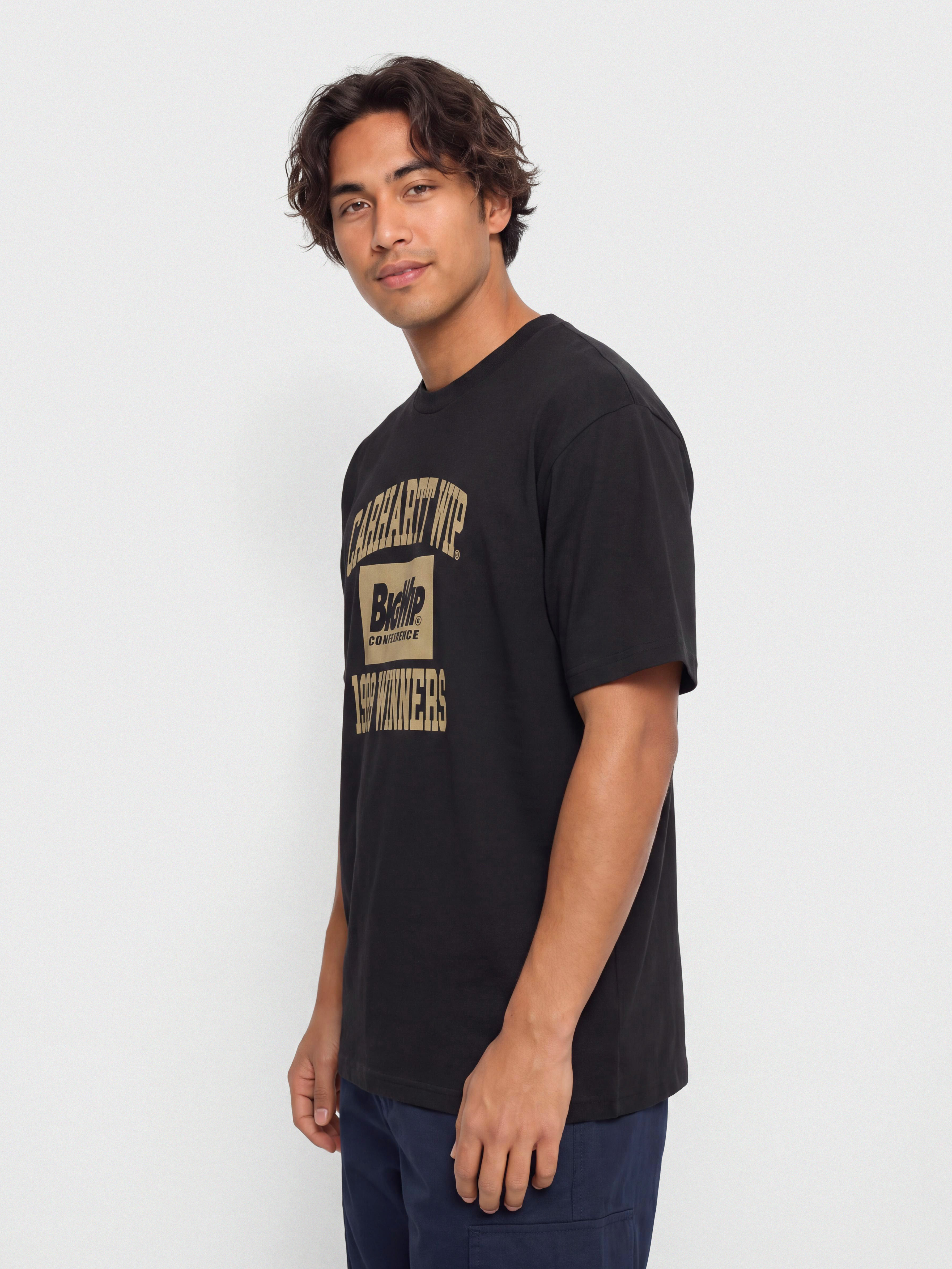 T-shirt Carhartt WIP 1989 Winners (raven/heavy stone wash)
