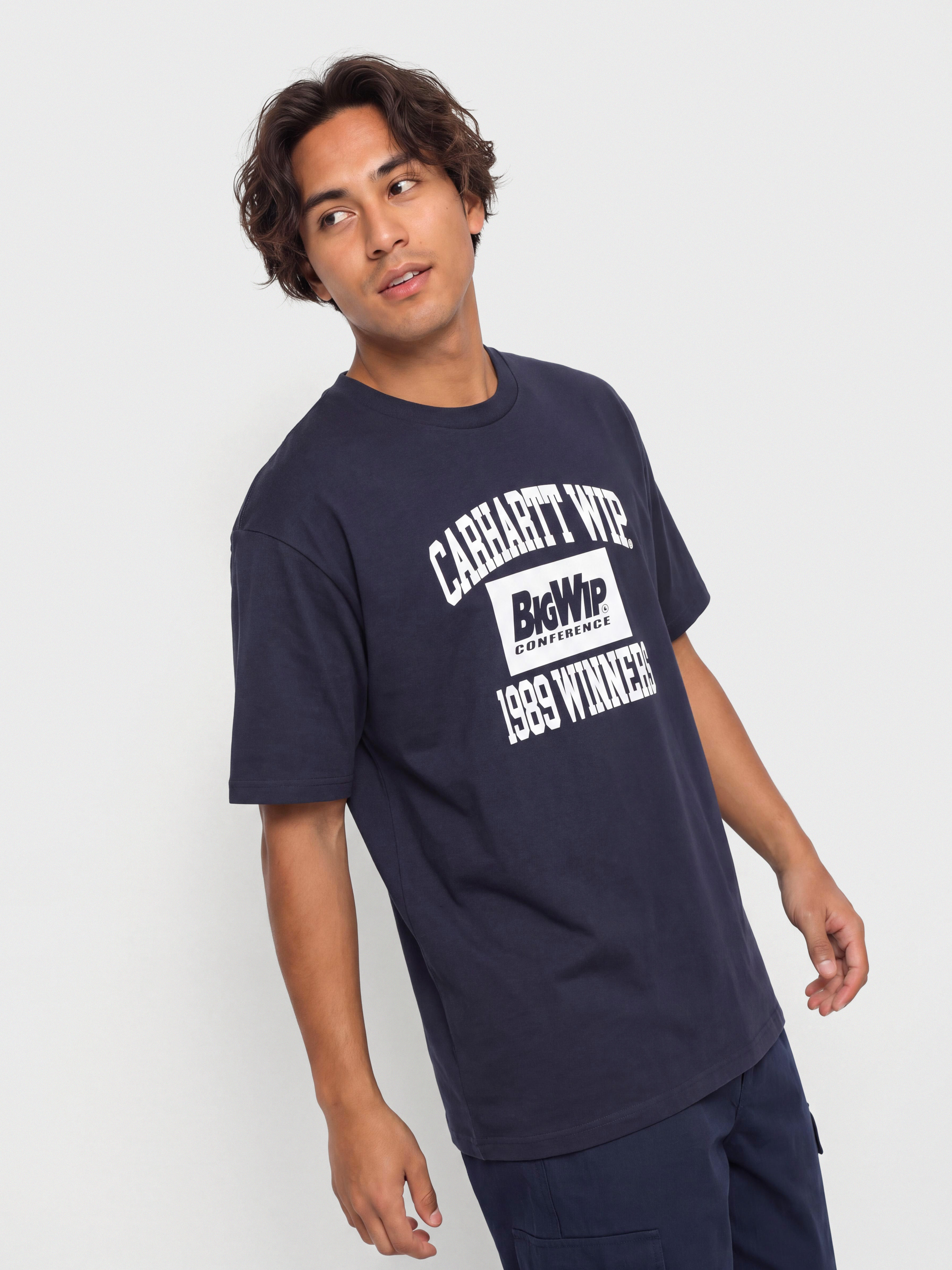 T-shirt Carhartt WIP 1989 Winners (dark navy/heavy stone wash)