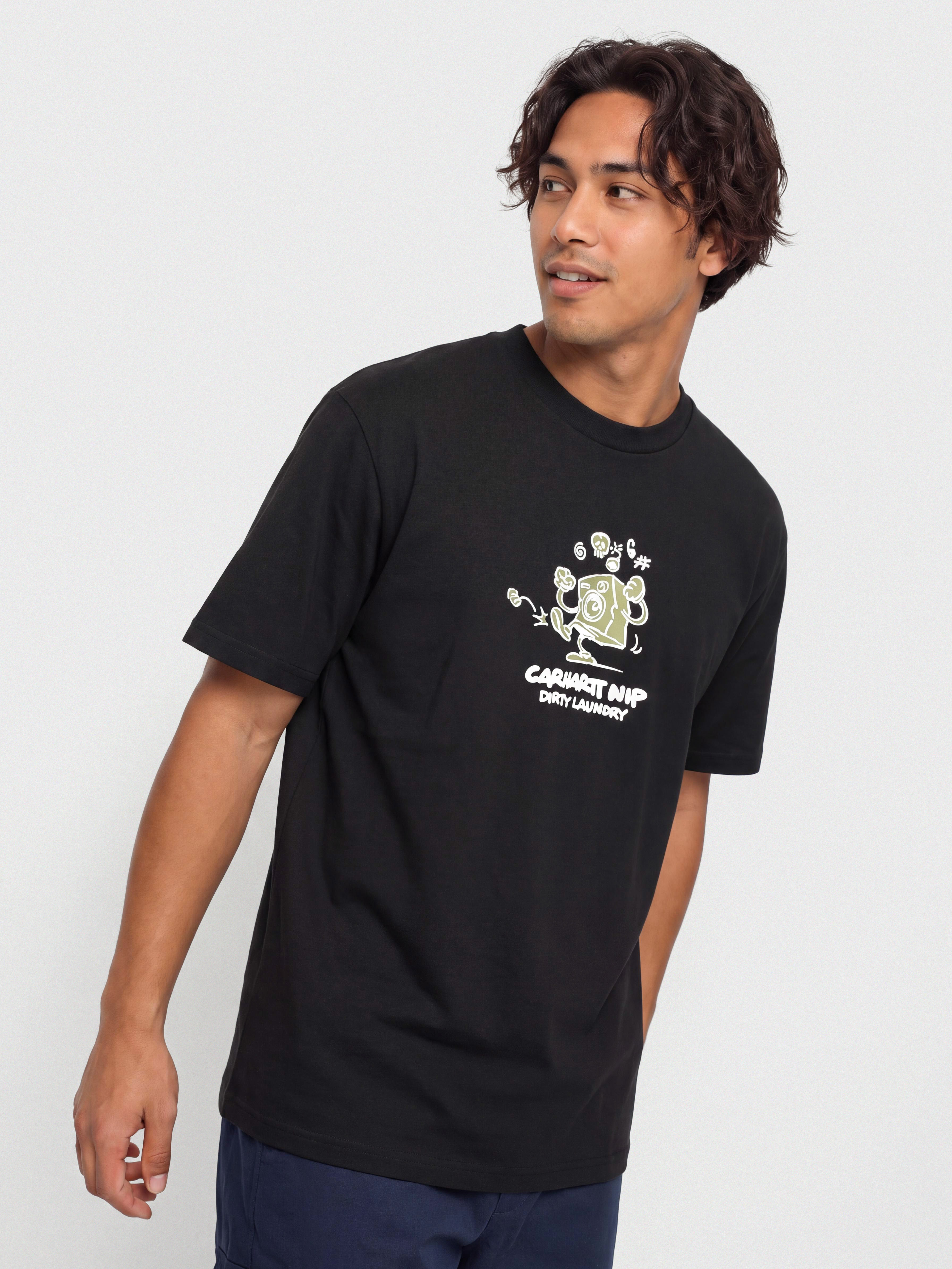 T-shirt Carhartt WIP Dirty Laundry (black)