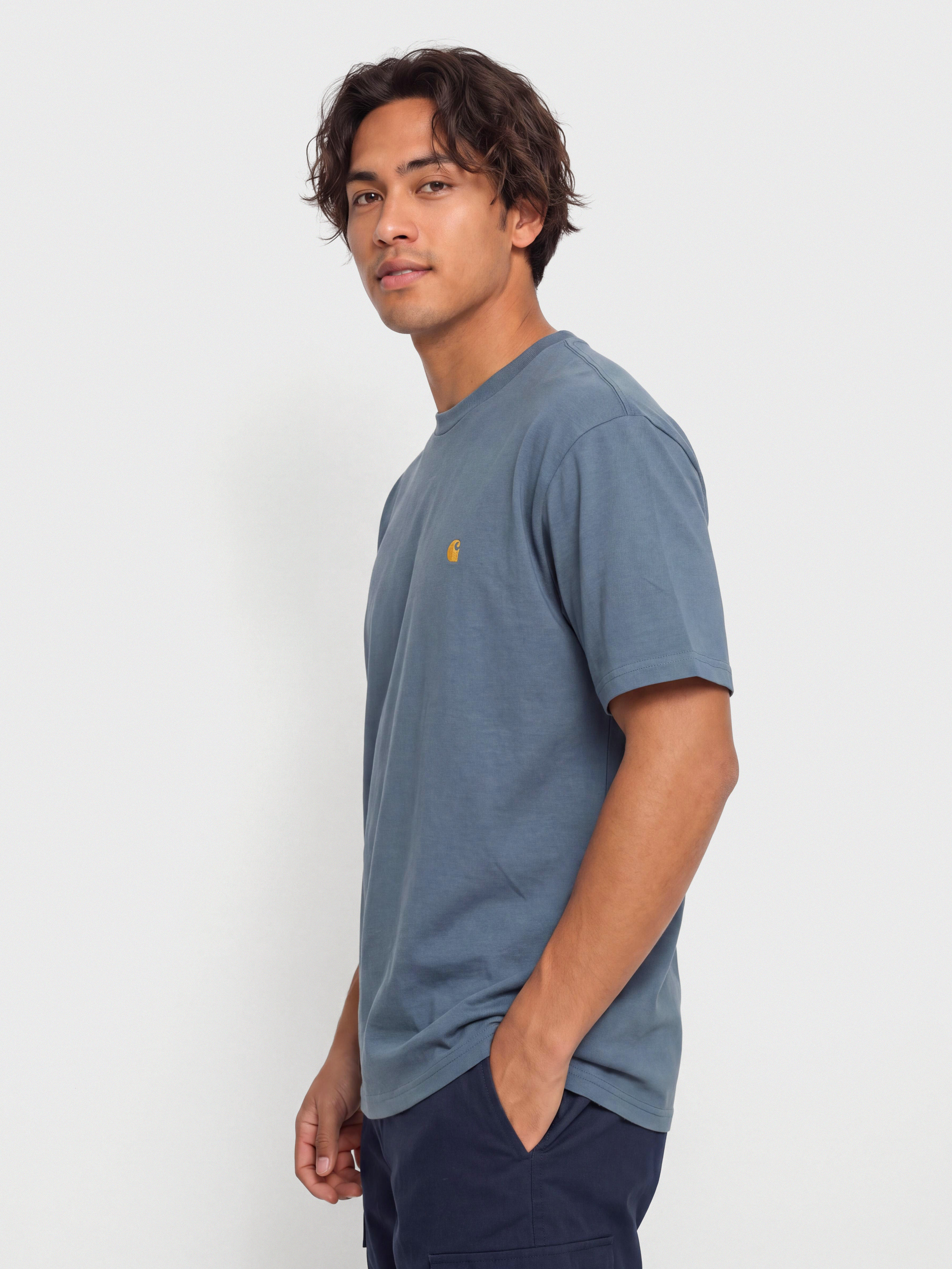 T-shirt Carhartt WIP Chase (icesheet/gold)