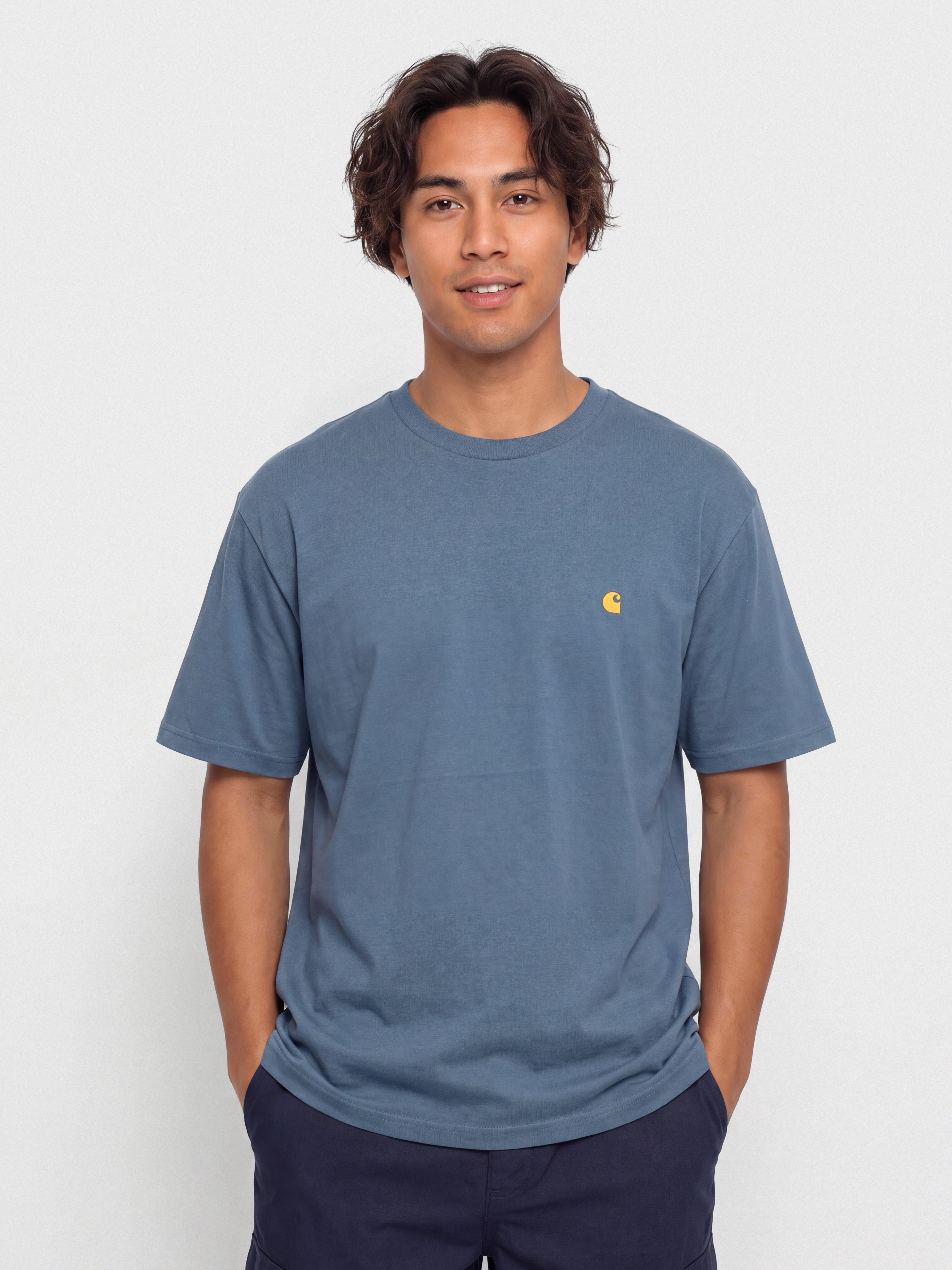 T-shirt Carhartt WIP Chase (icesheet/gold)