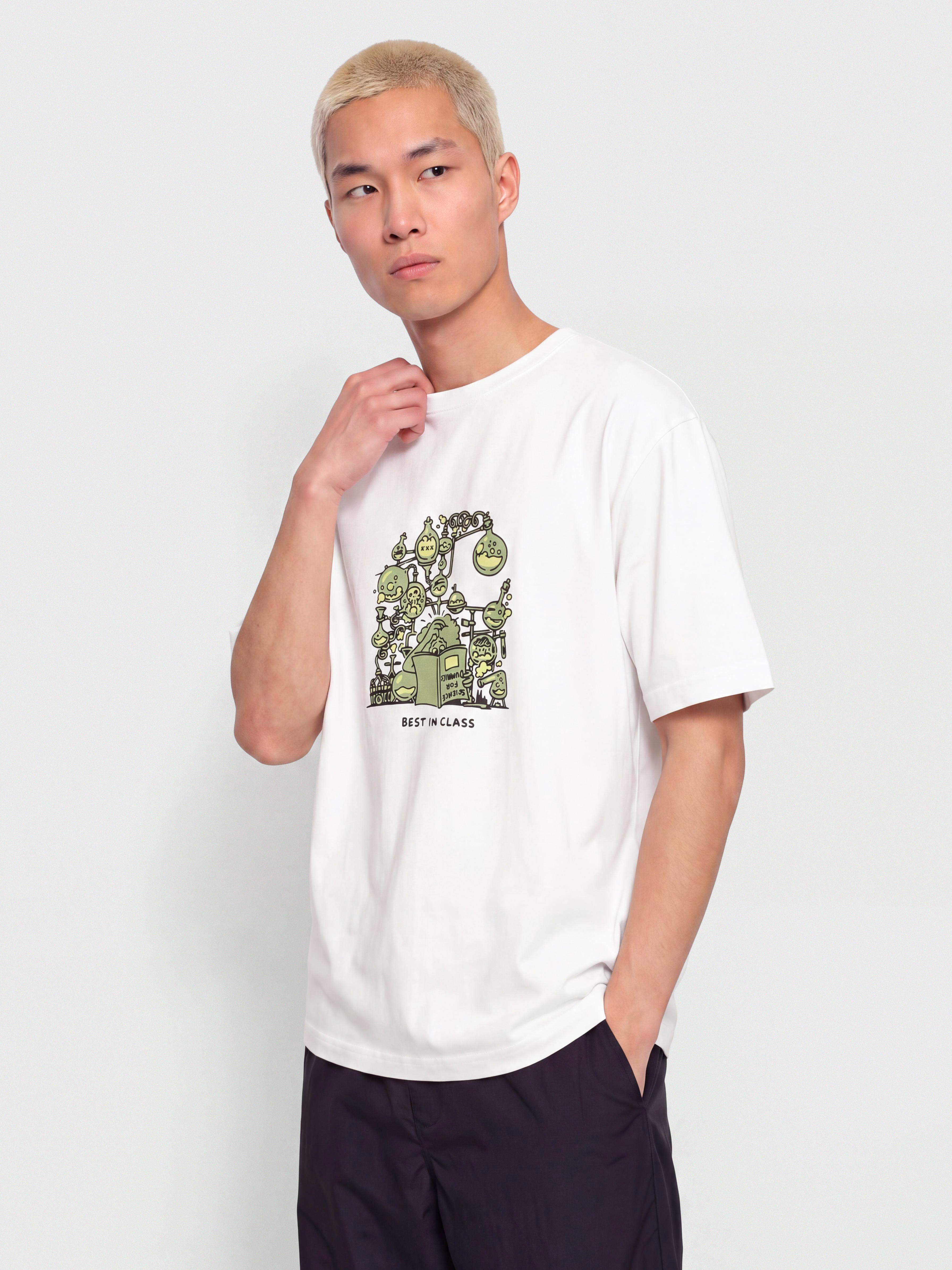 T-shirt Carhartt WIP Beaker (white)