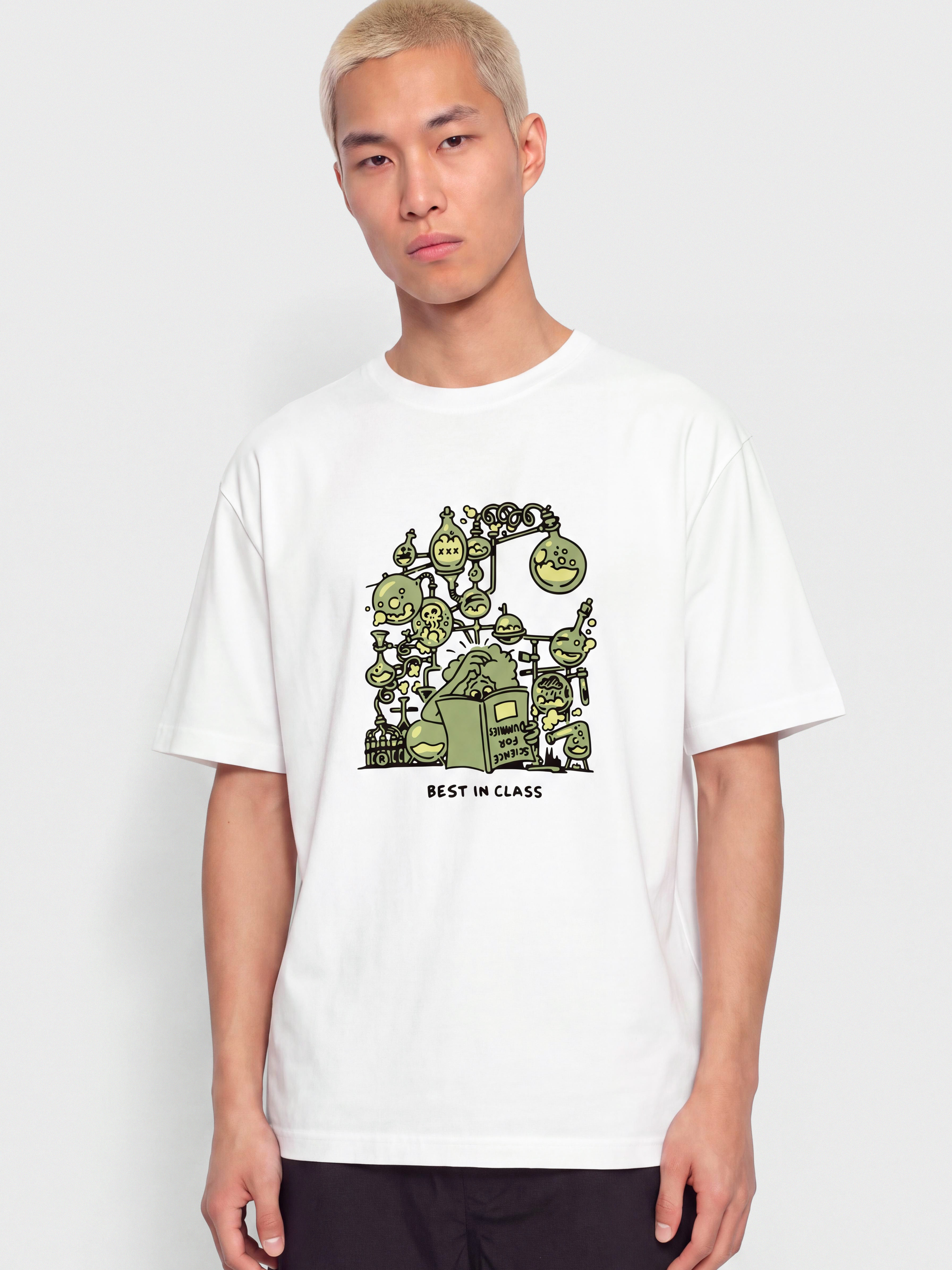 T-shirt Carhartt WIP Beaker (white)