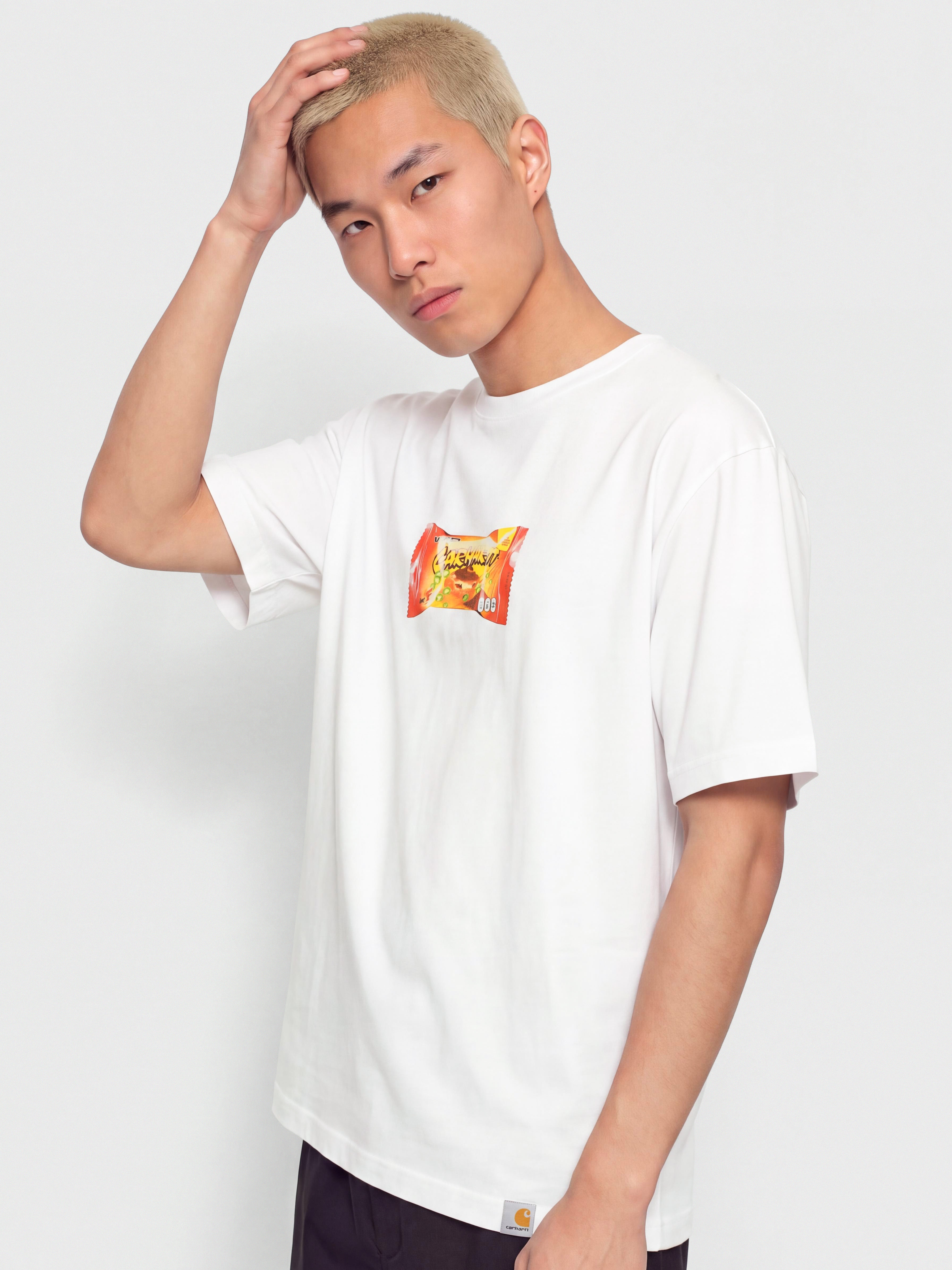 T-shirt Carhartt WIP Road Side Snack (white)