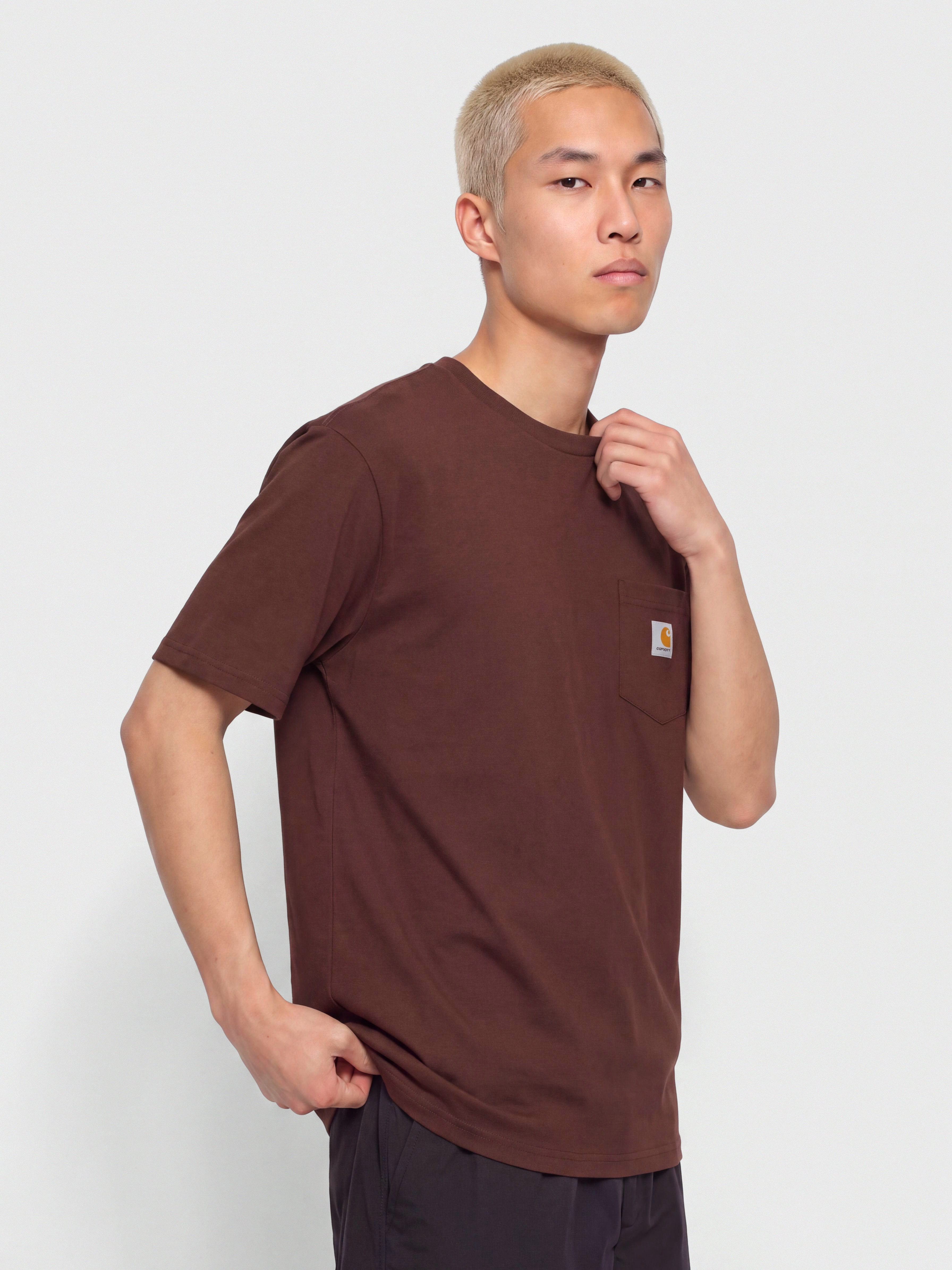 T-shirt Carhartt WIP Pocket (amarone)