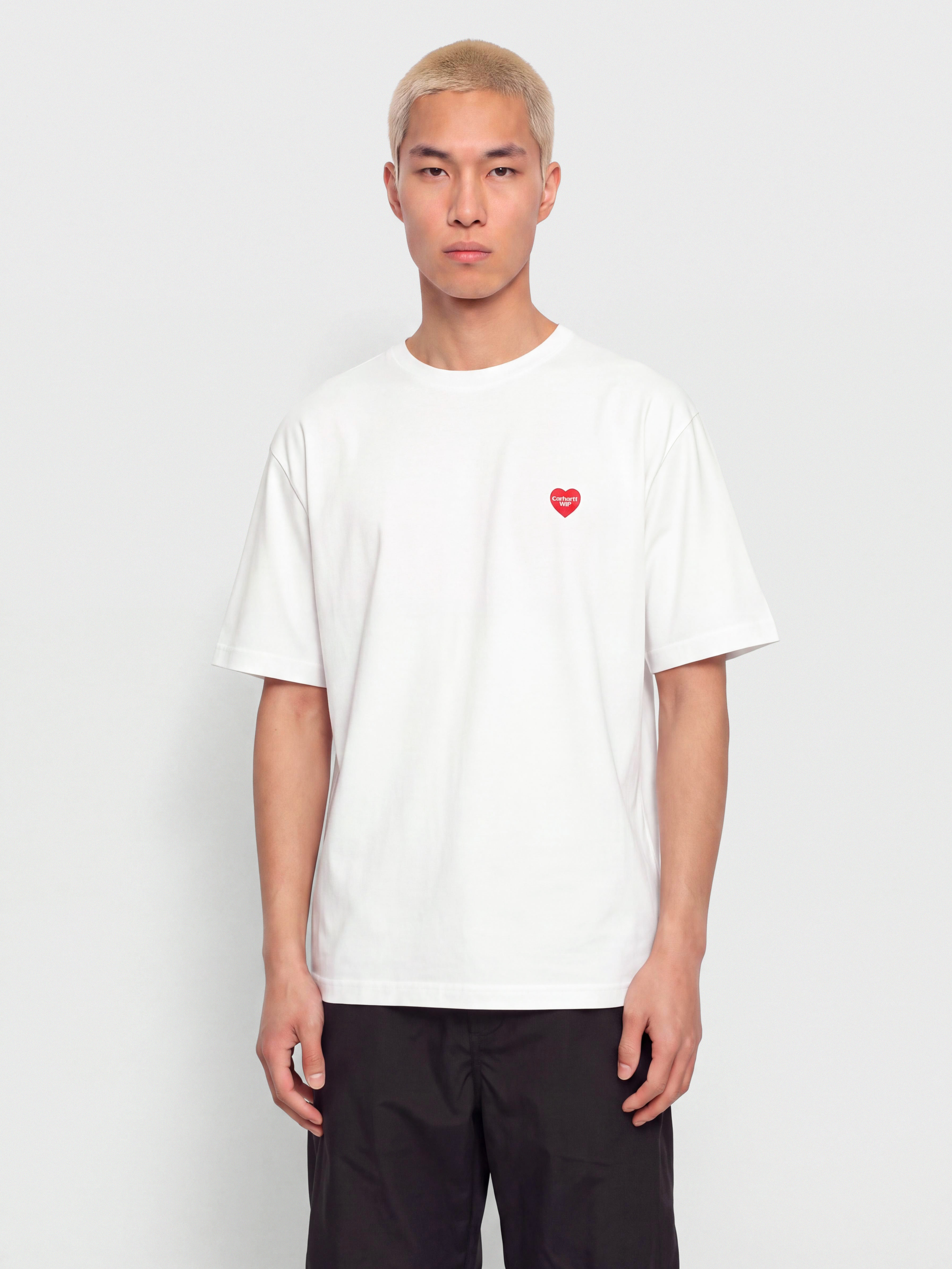T-shirt Carhartt WIP Small Heart (white/red)