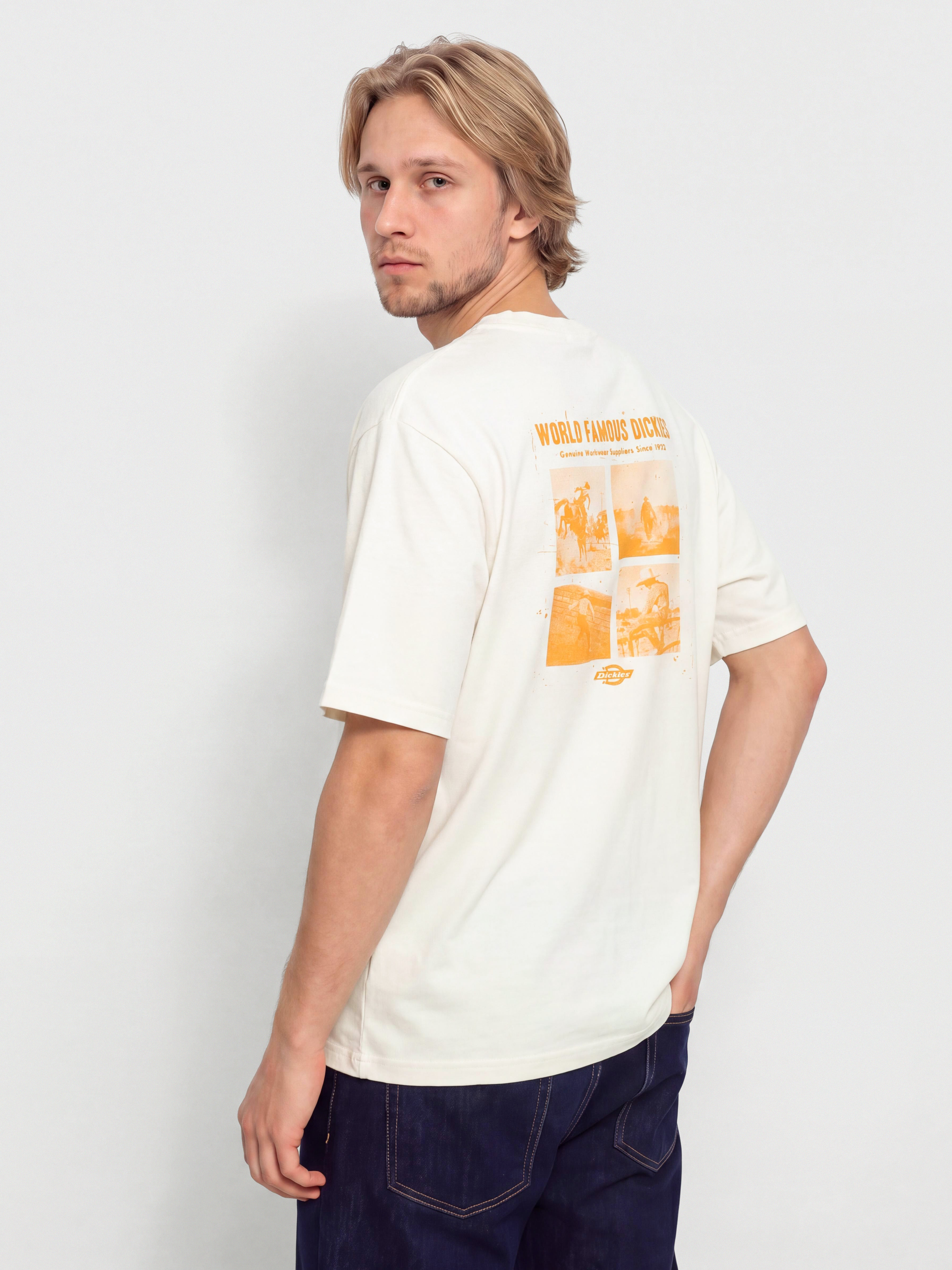 T-shirt Dickies Wolfhurst (egret)