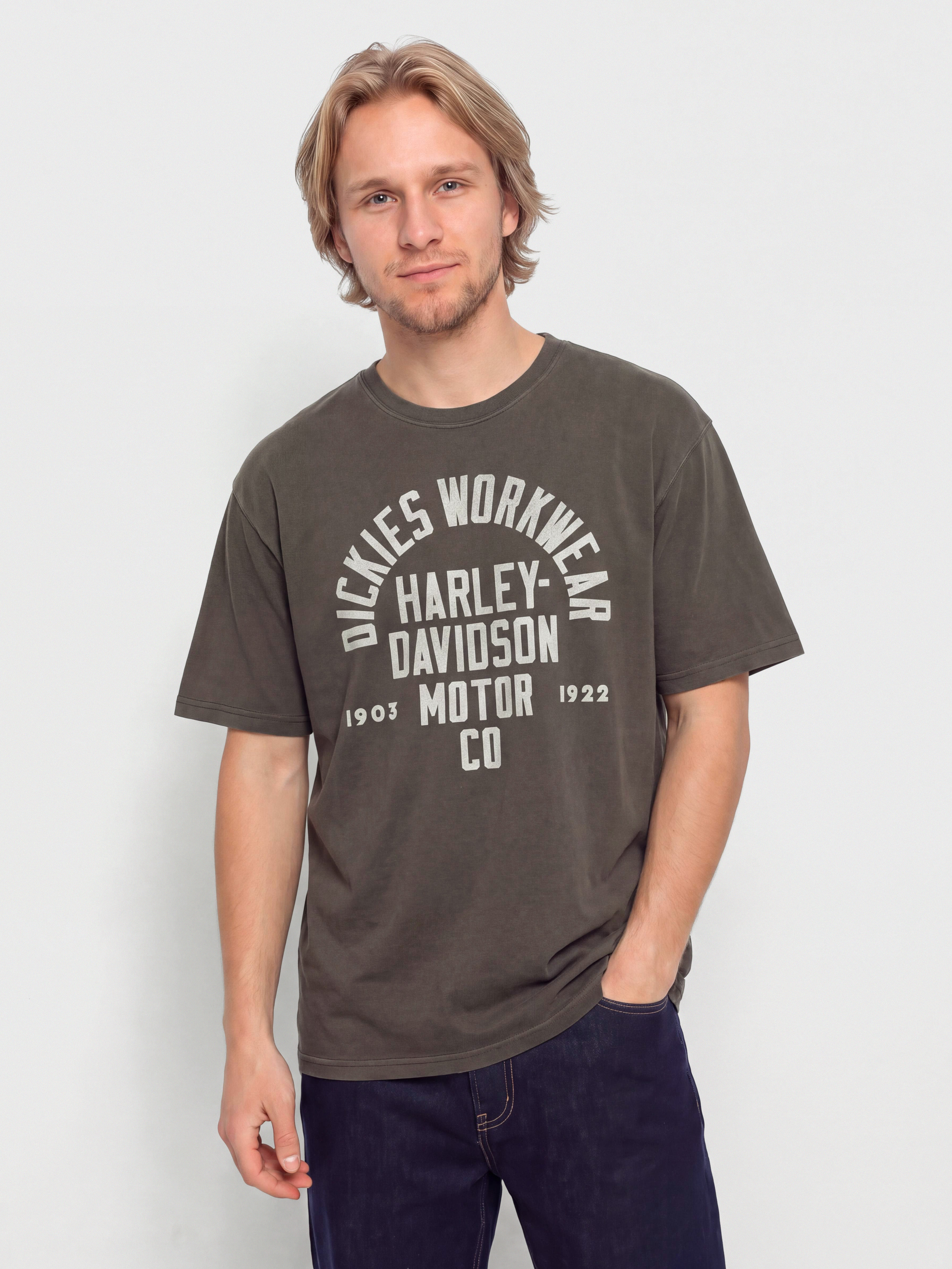 T-shirt Dickies X Harley Davidson Vintage Wash