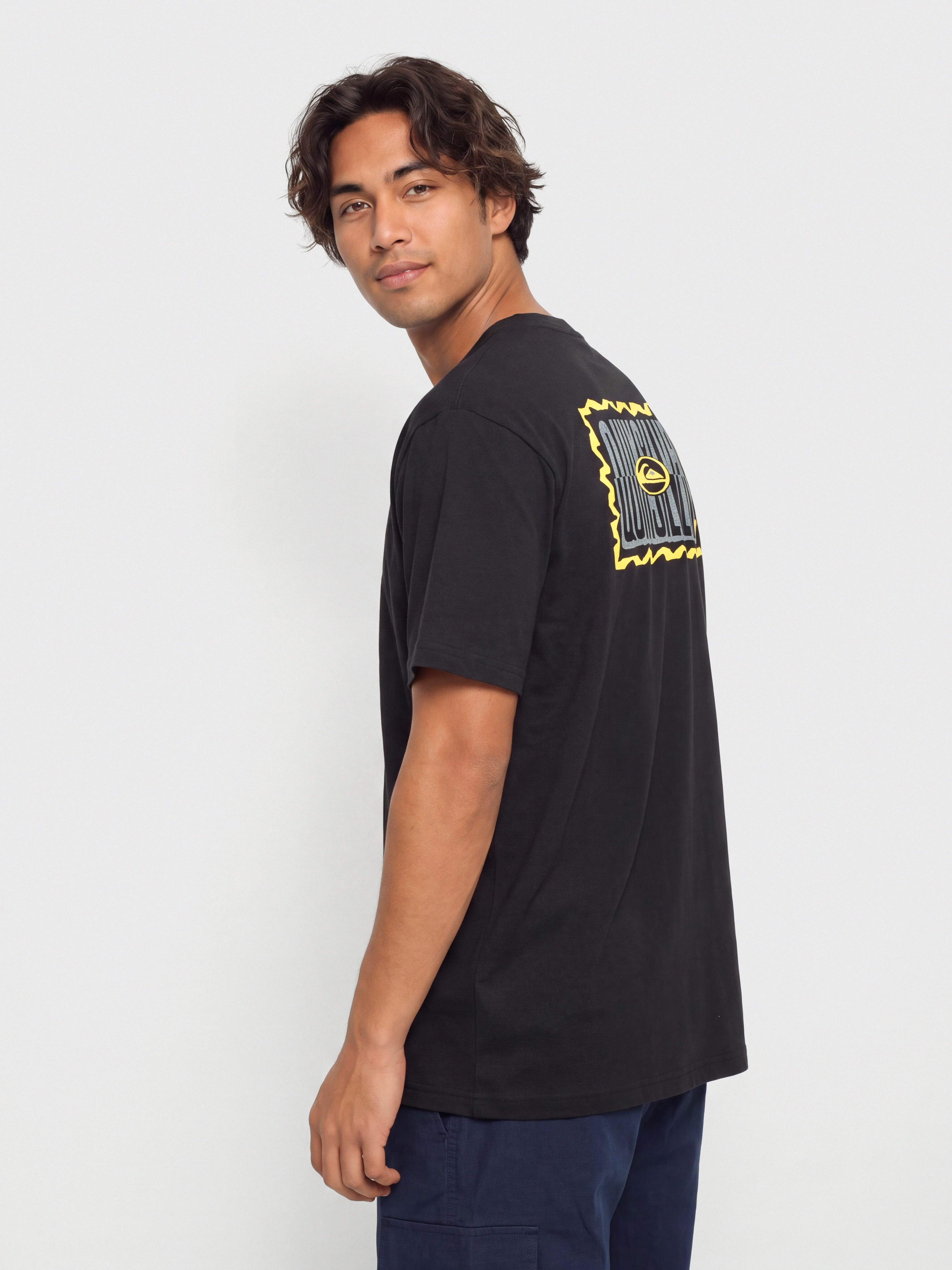 T-shirt Quiksilver Gotam Foam (black)