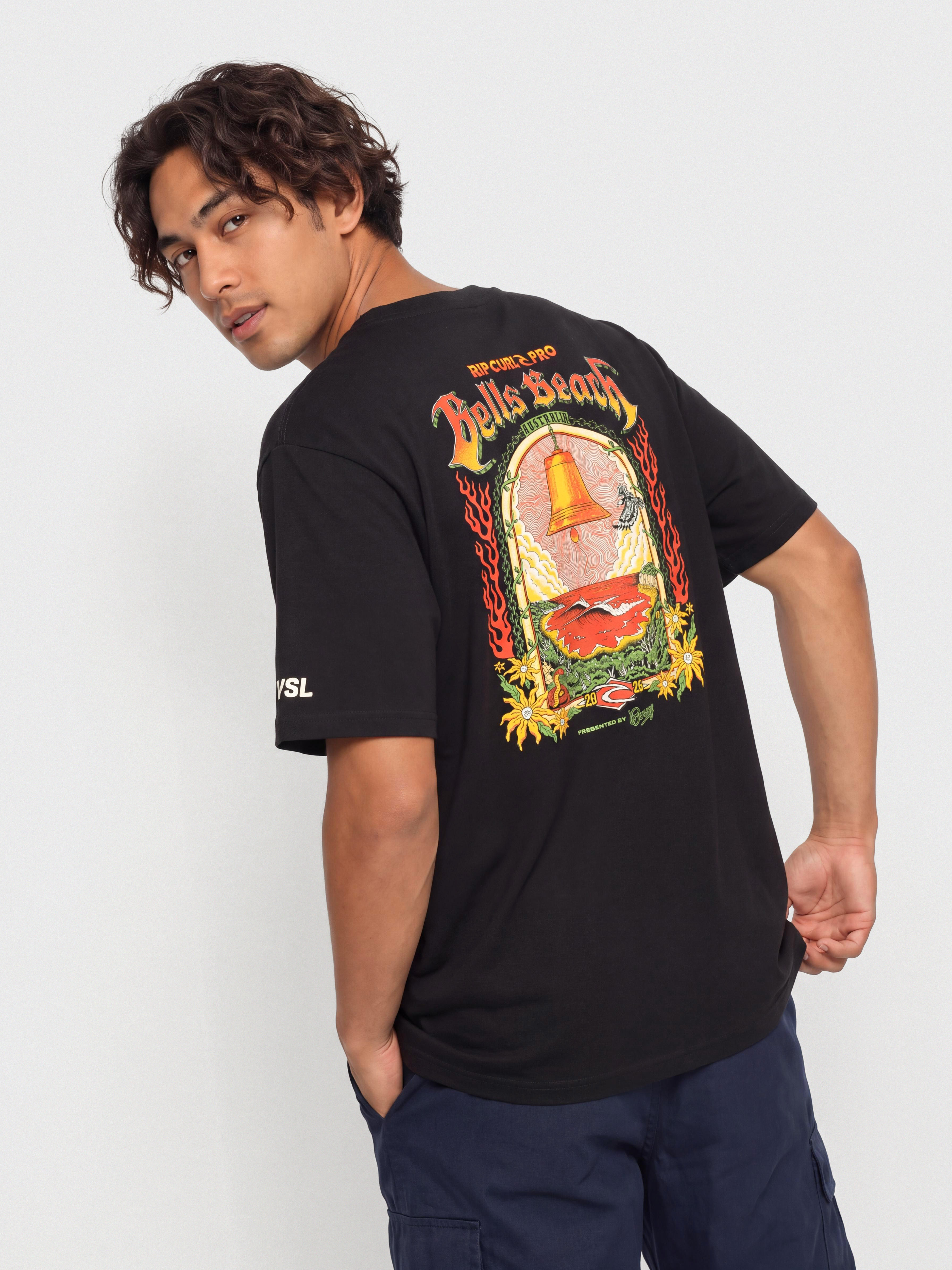 T-shirt Rip Curl Bells Pro 26 Event (black)