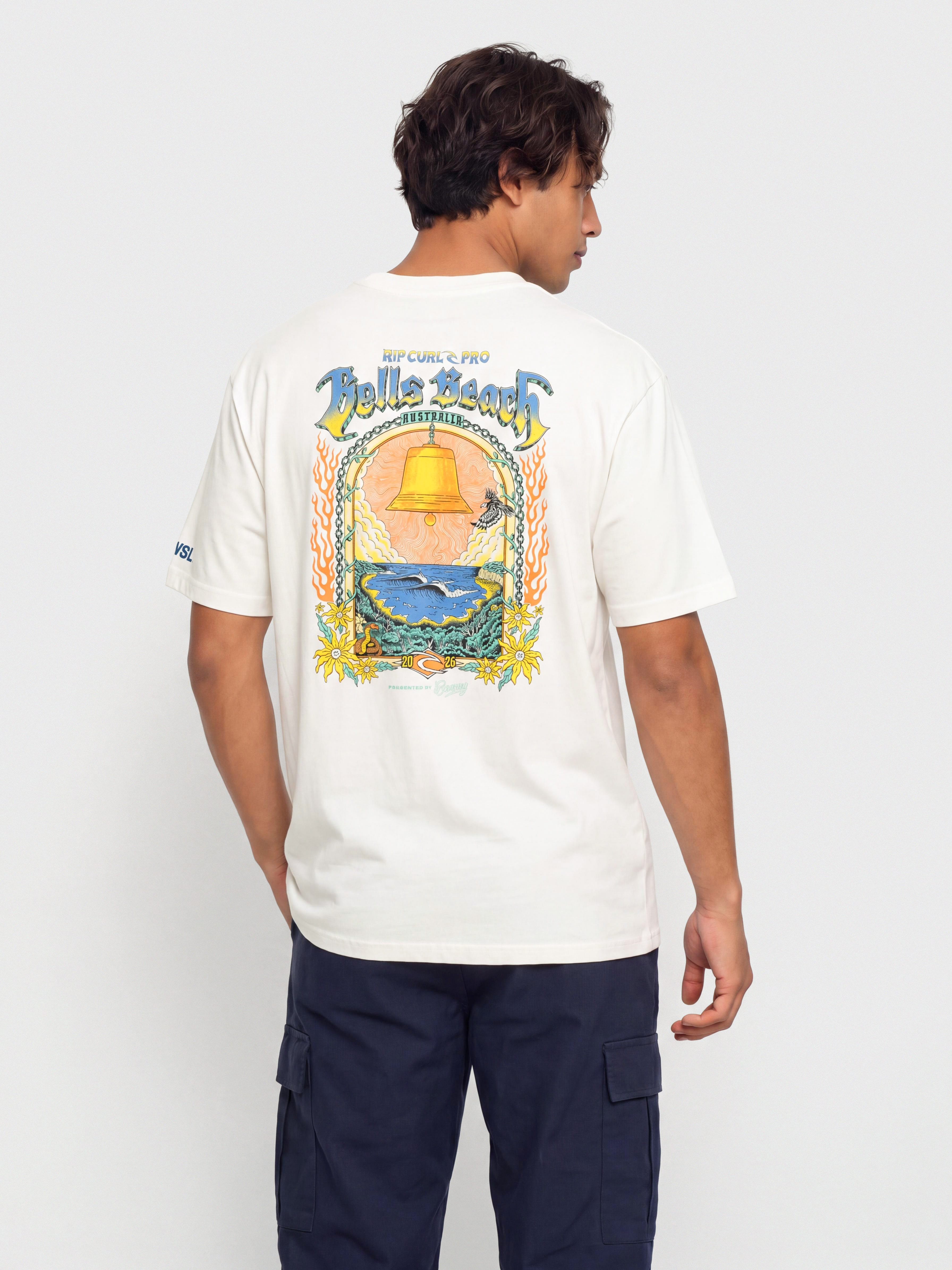 T-shirt Rip Curl Bells Pro 26 Event (bone)