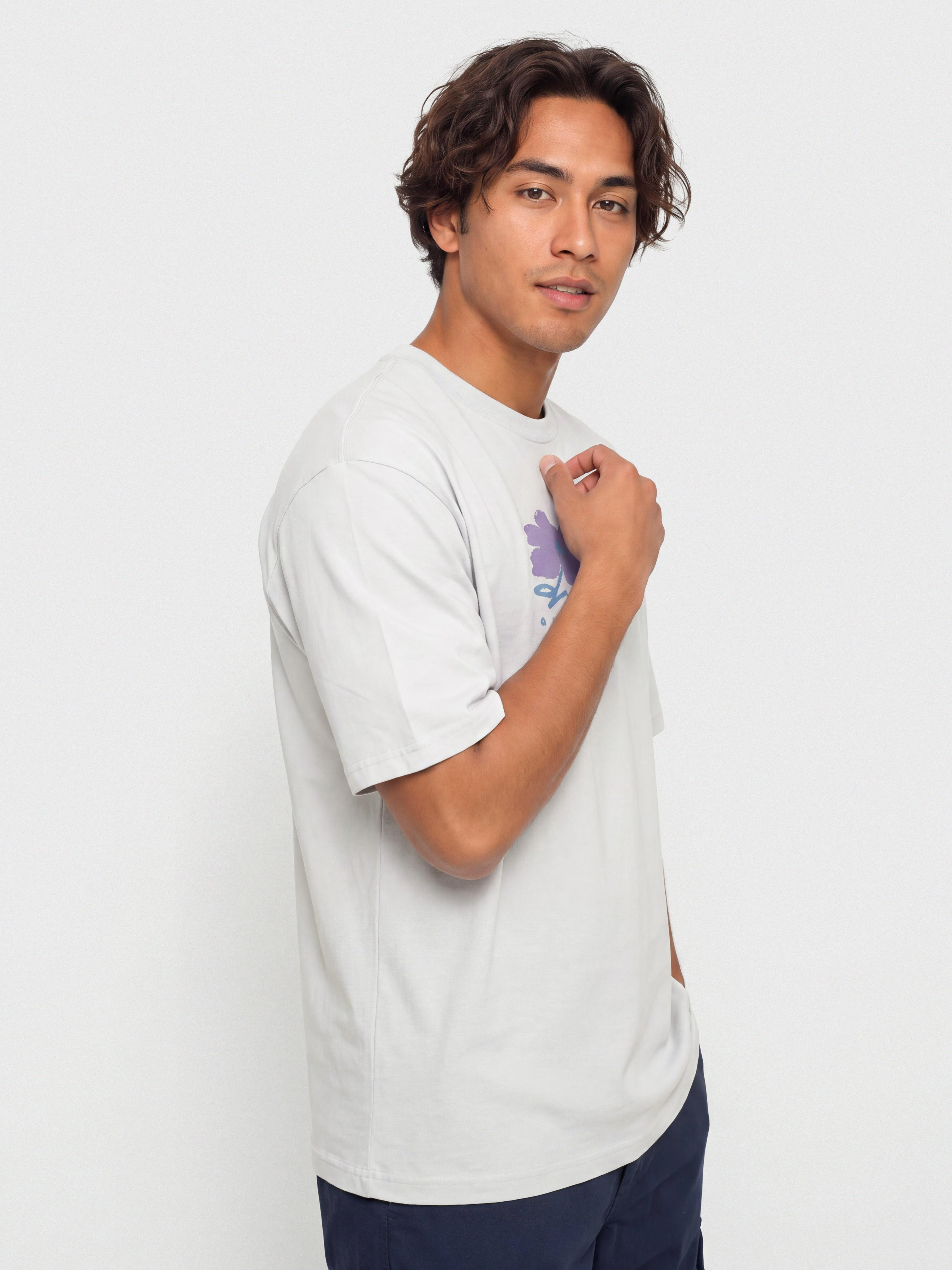 T-shirt Quiksilver Structured Flower (micro chip)