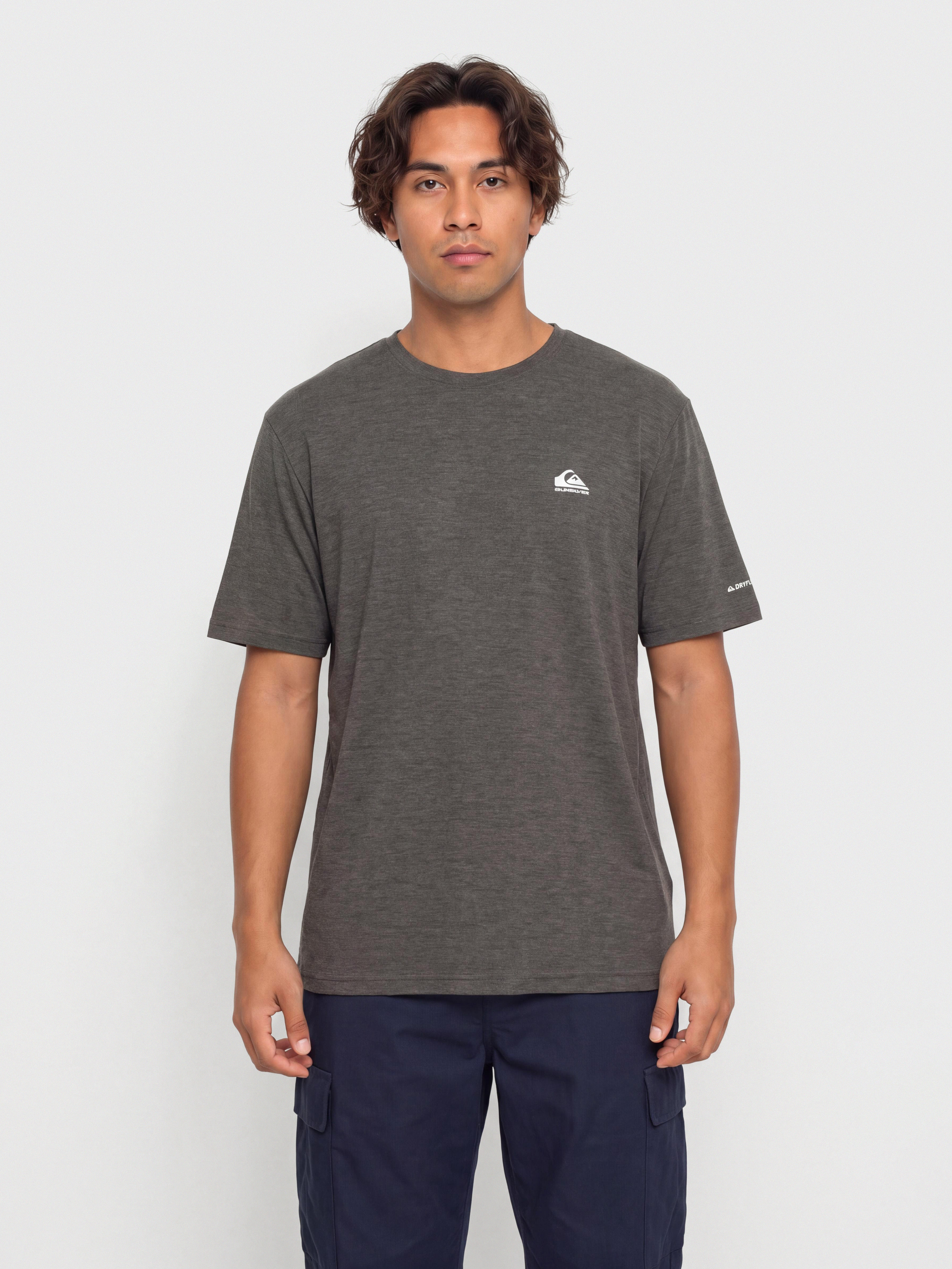 T-shirt Quiksilver Coastal Run (black heather)
