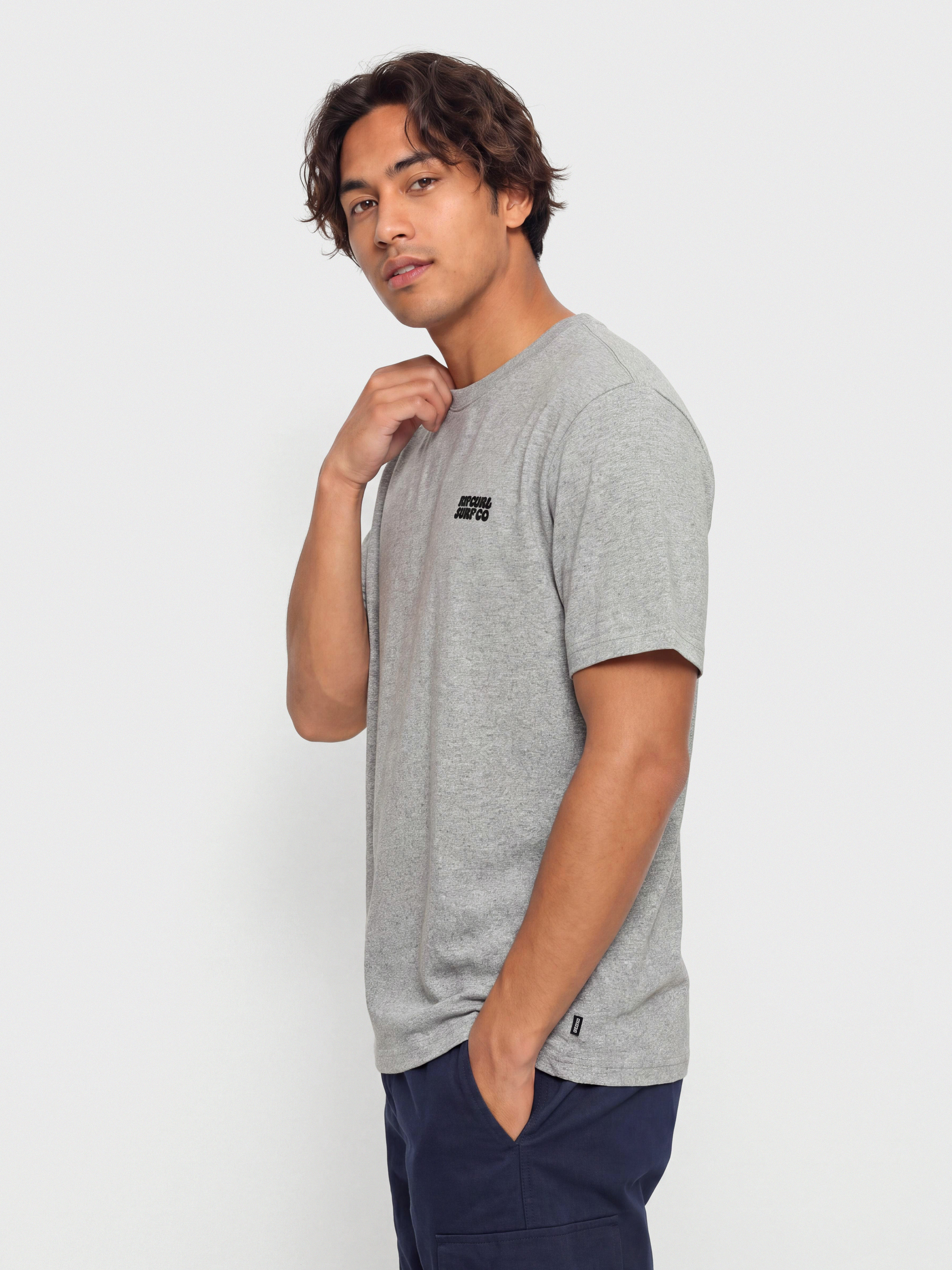 T-shirt Rip Curl Easy Embroid (grey marle)