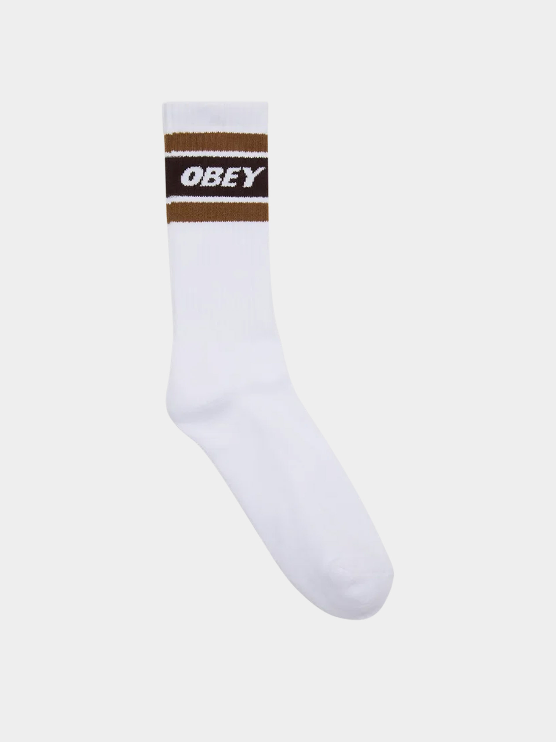 Skarpetki OBEY Cooper II (white/demitasse)
