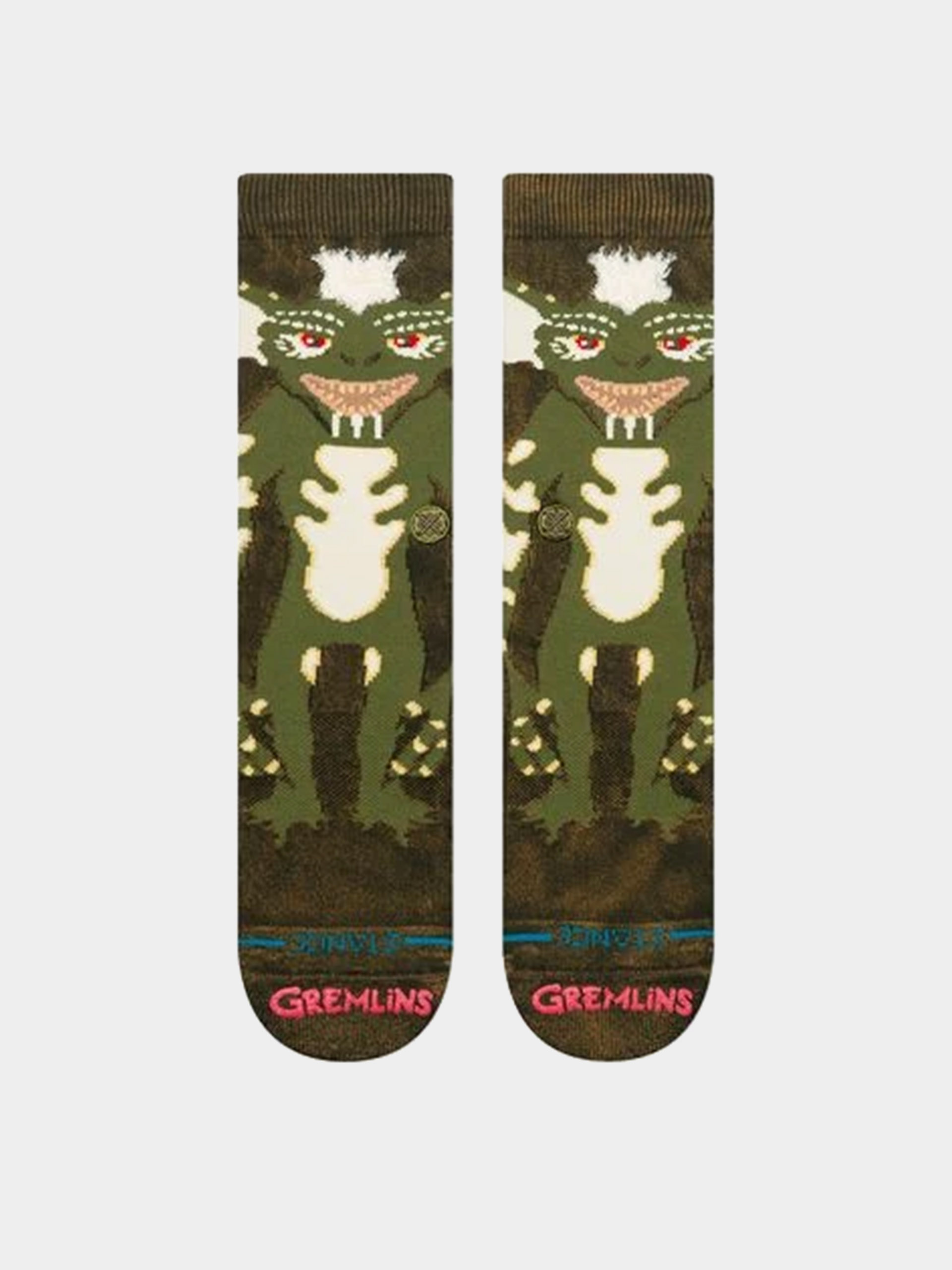 Skarpetki Stance Stripe Gremlins Crew (dark/green)
